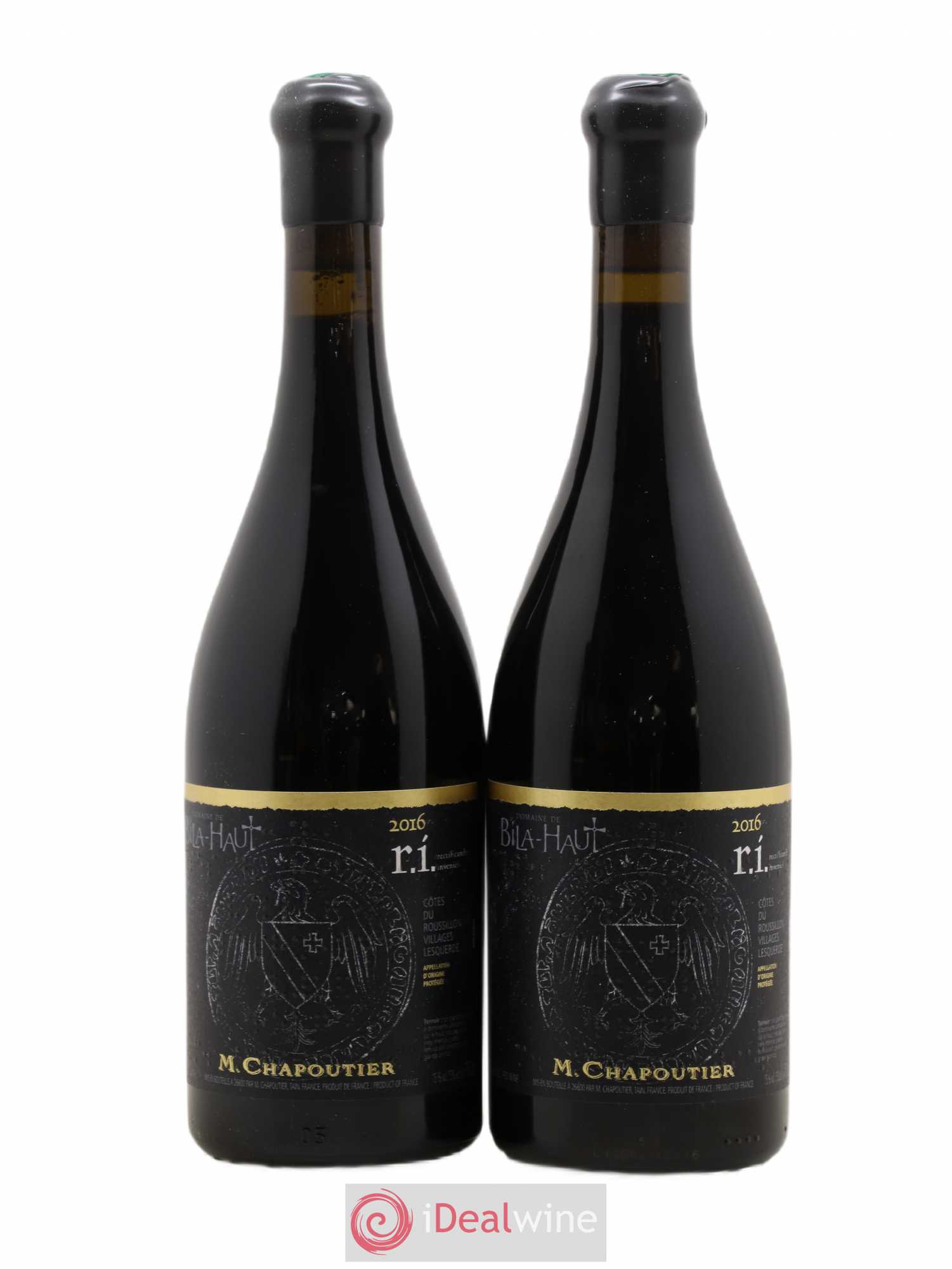 Côtes-du-Roussillon Villages Lesquerde Bila-Haut (Domaine) R.I Rectificando Invenies Chapoutier 2016 - Lot de 2 bouteilles - 0
