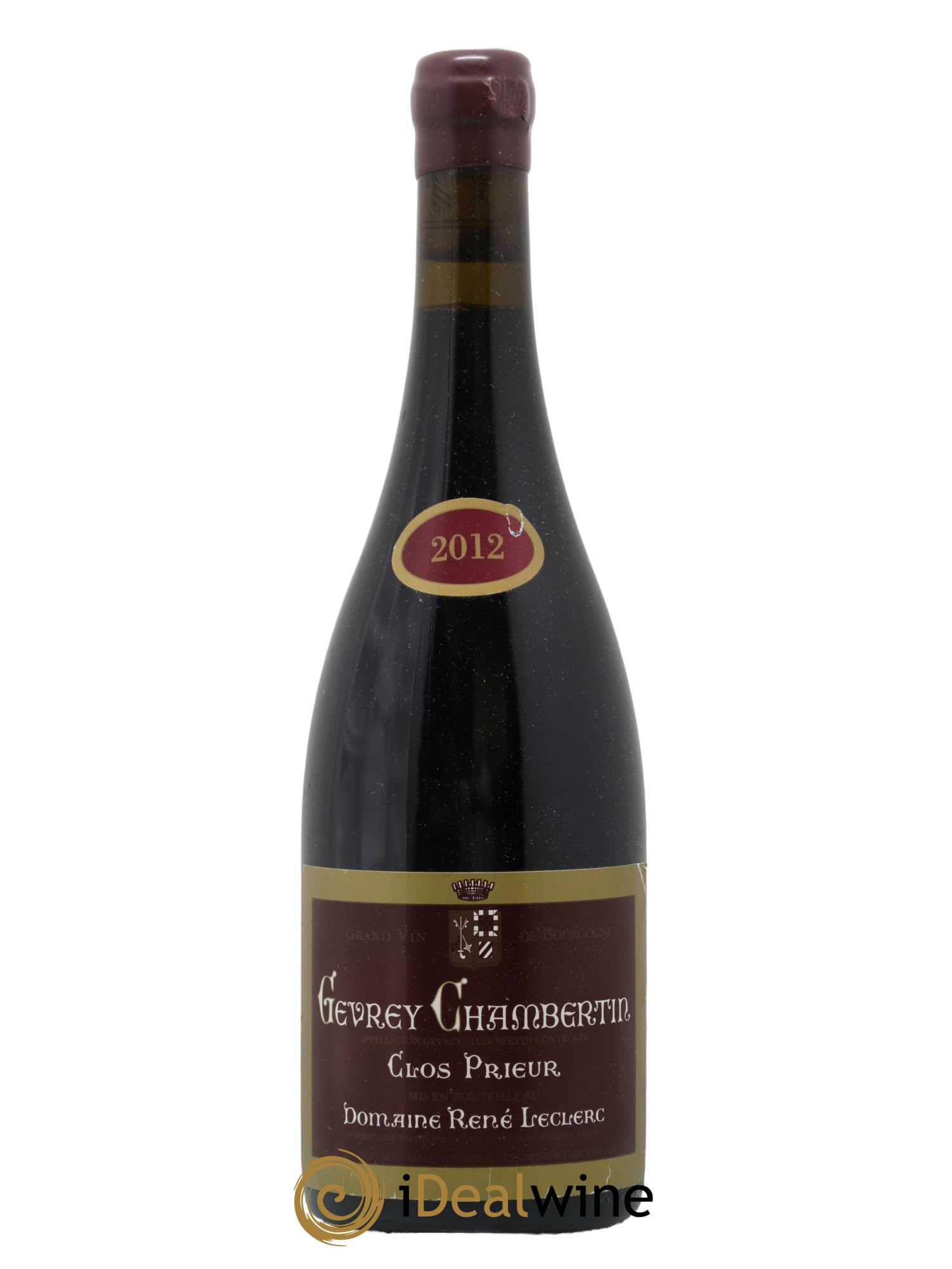 Gevrey-Chambertin Clos Prieur Leclerc 2012 - Lot de 1 bouteille - 0