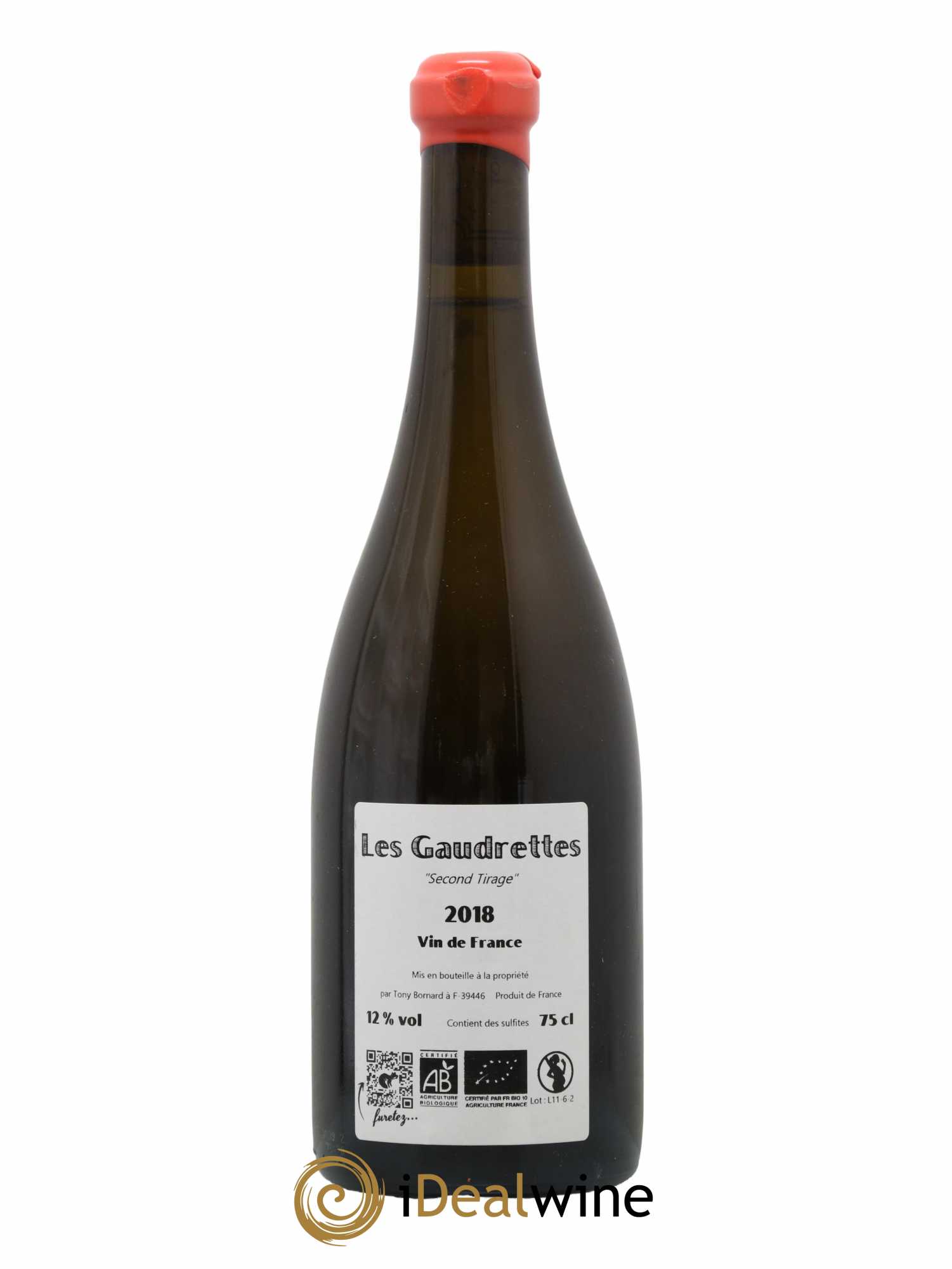 Côtes du Jura Les Gaudrettes Bornard 2018 - Lot de 1 bouteille - 1