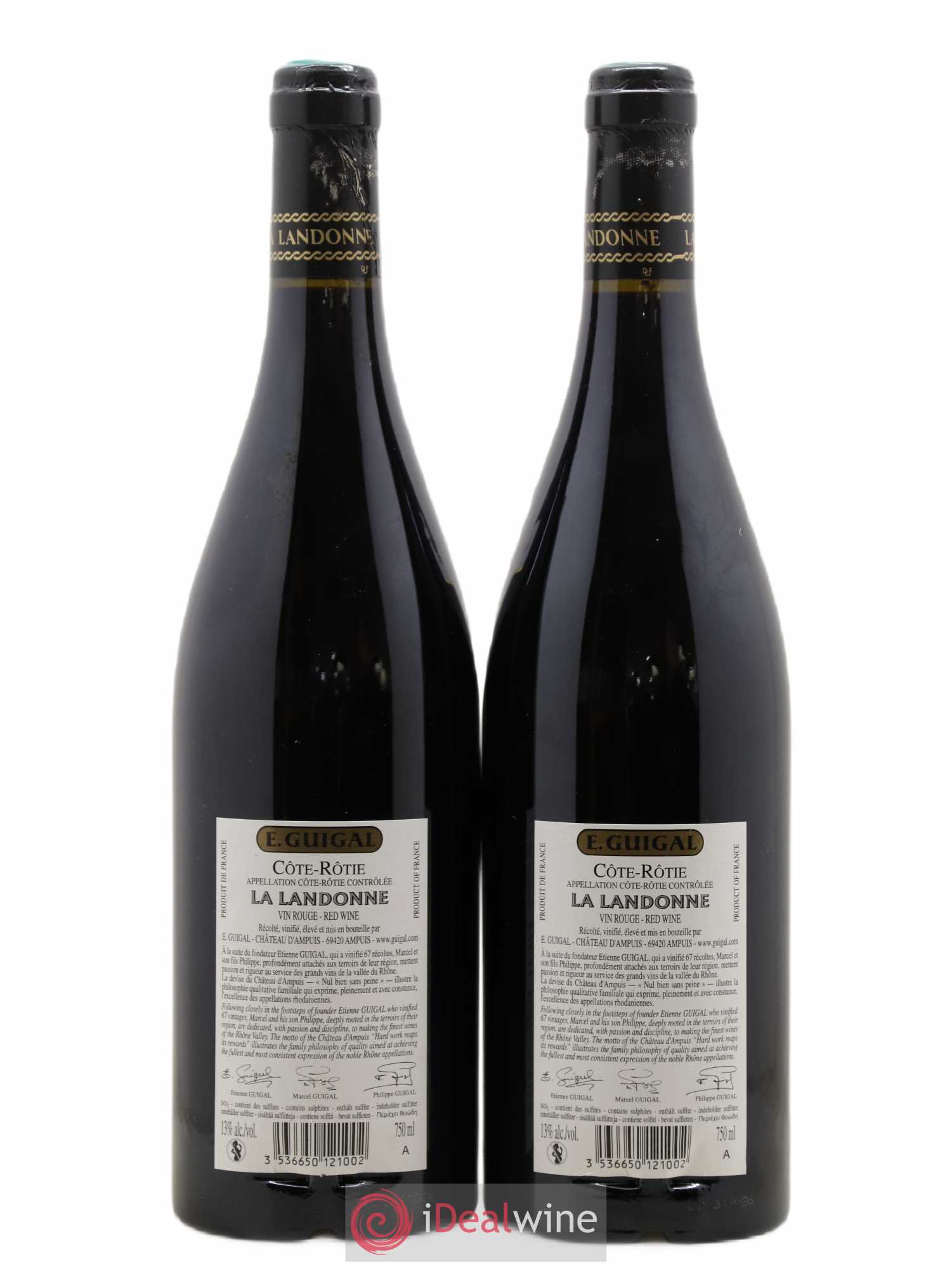 Côte-Rôtie La Landonne Guigal 2007 - Lot de 2 bouteilles - 1