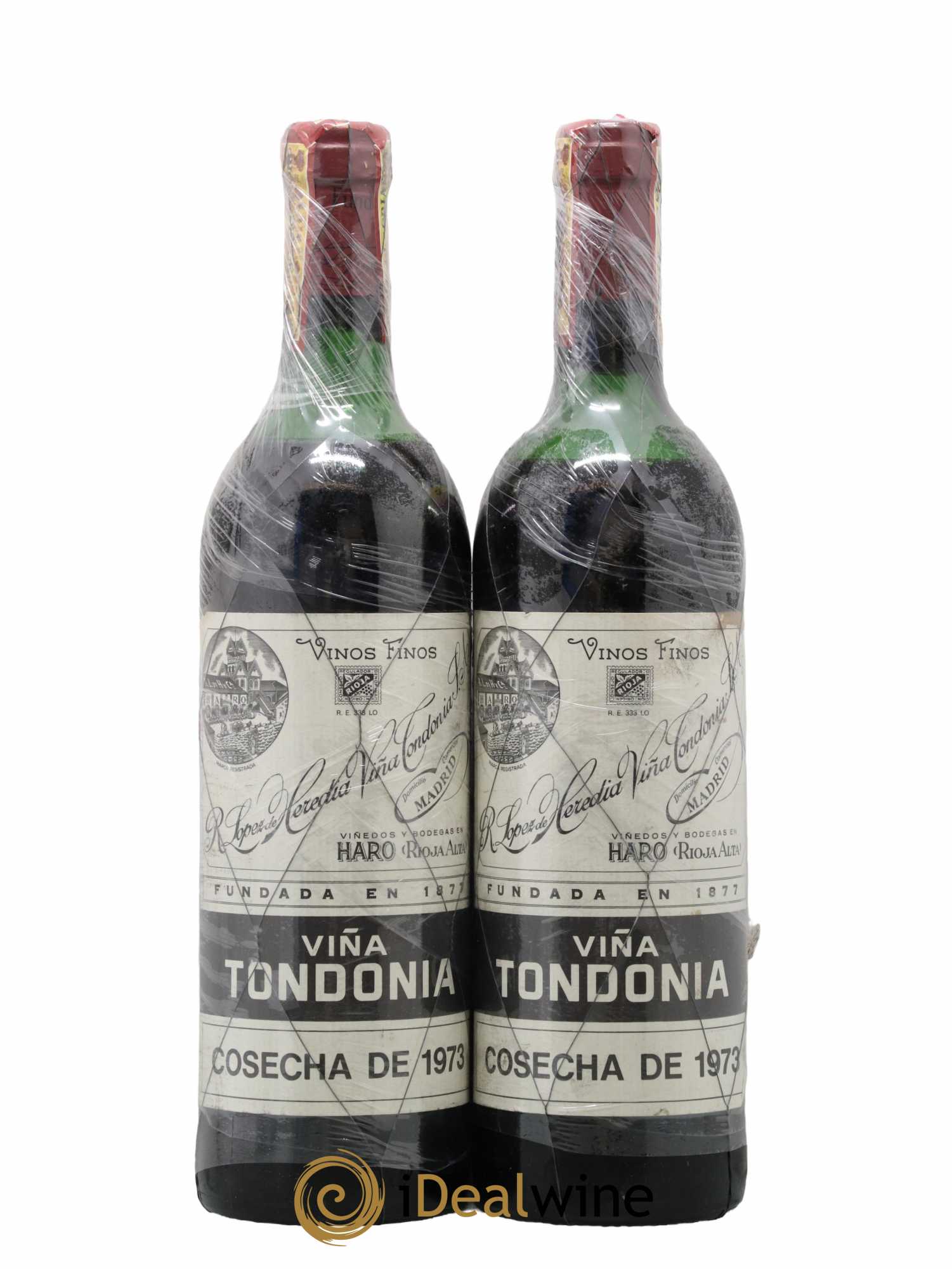 Rioja DOCA Reserva Vina Tondonia R. Lopez de Heredia 1973 - Lot de 2 bouteilles - 0