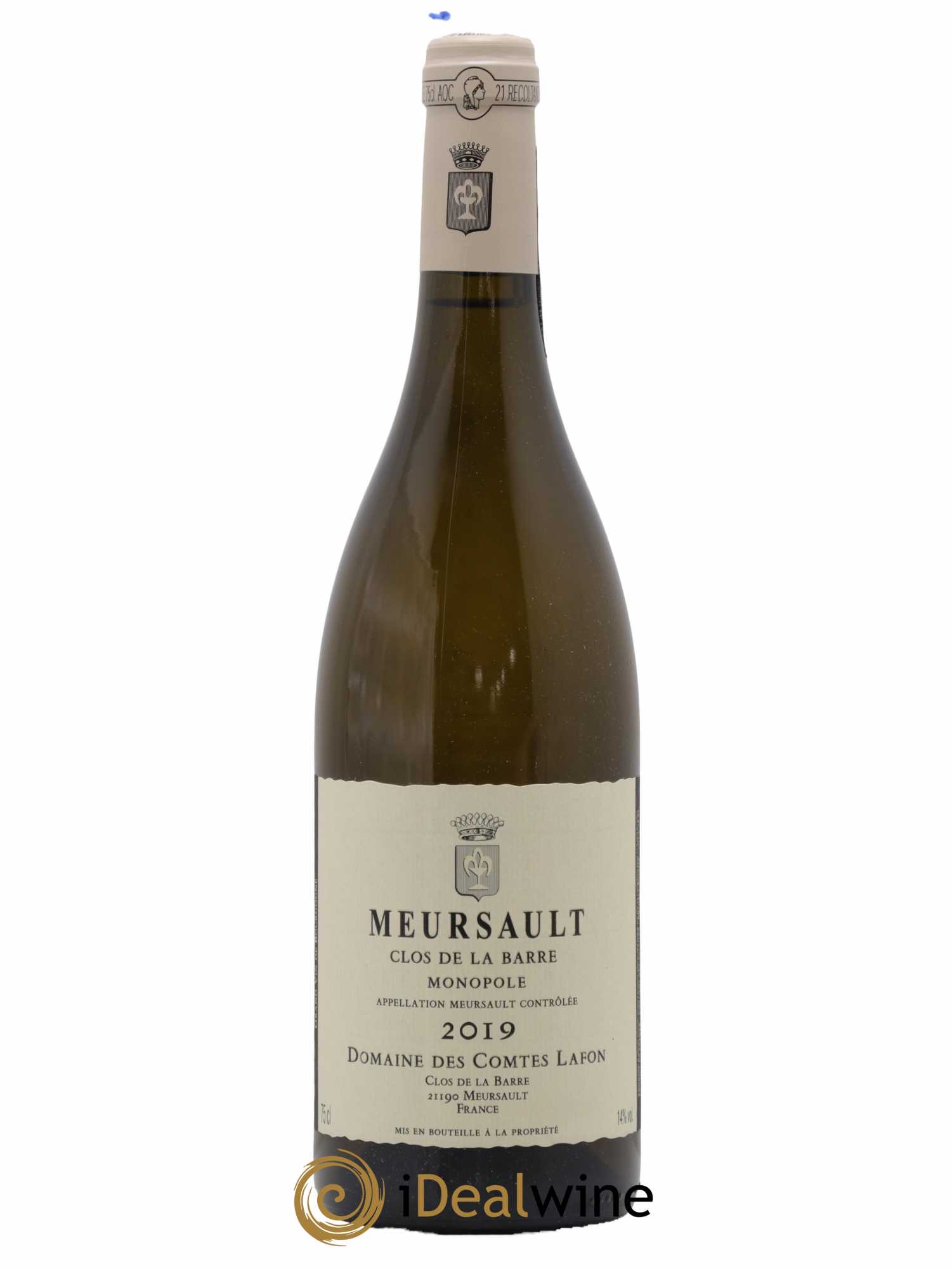 Meursault Clos de la Barre Comtes Lafon (Domaine des) 2019 - Lot de 1 bouteille - 0