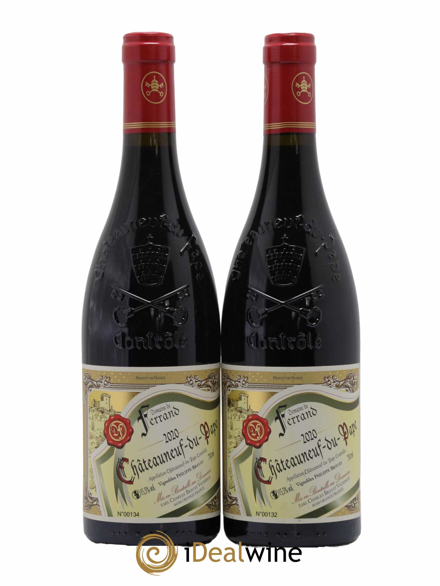 Châteauneuf-du-Pape Domaine De Ferrand 2020 - Lot de 2 bouteilles - 0