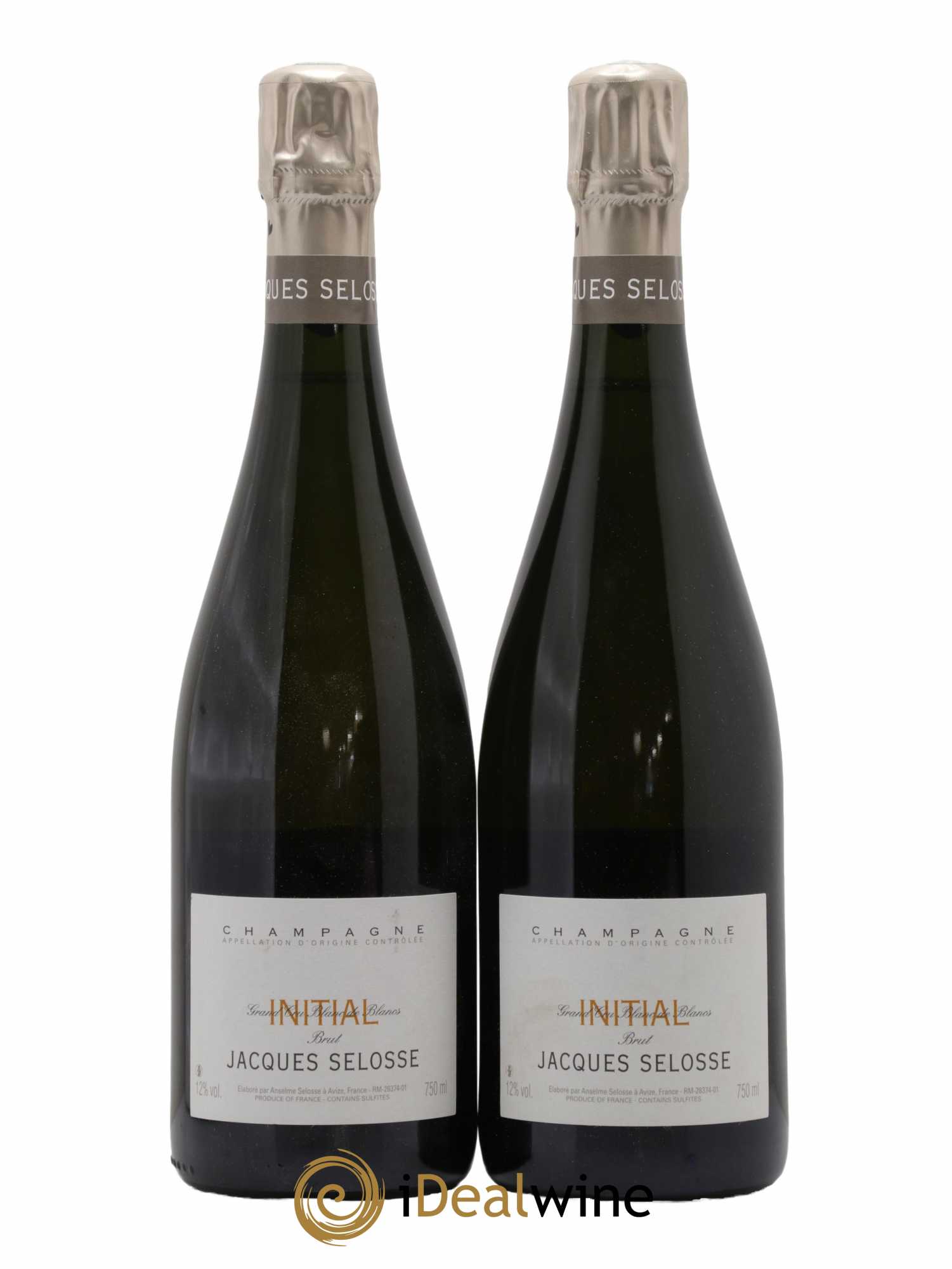 Initial Brut Jacques Selosse - Lot de 2 bouteilles - 0