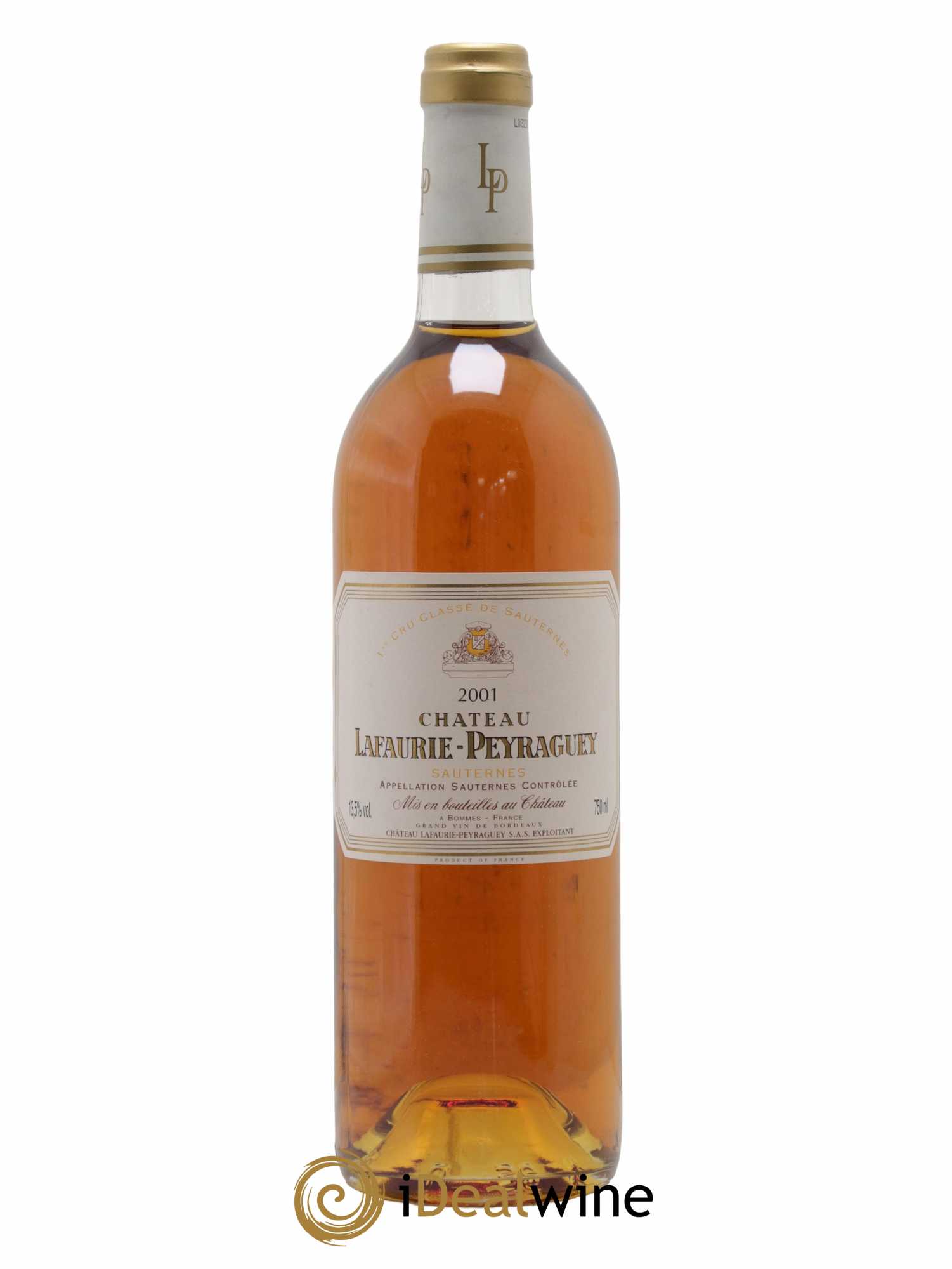 Château Lafaurie-Peyraguey 1er Grand Cru Classé 2001 - Lot de 1 bouteille - 0