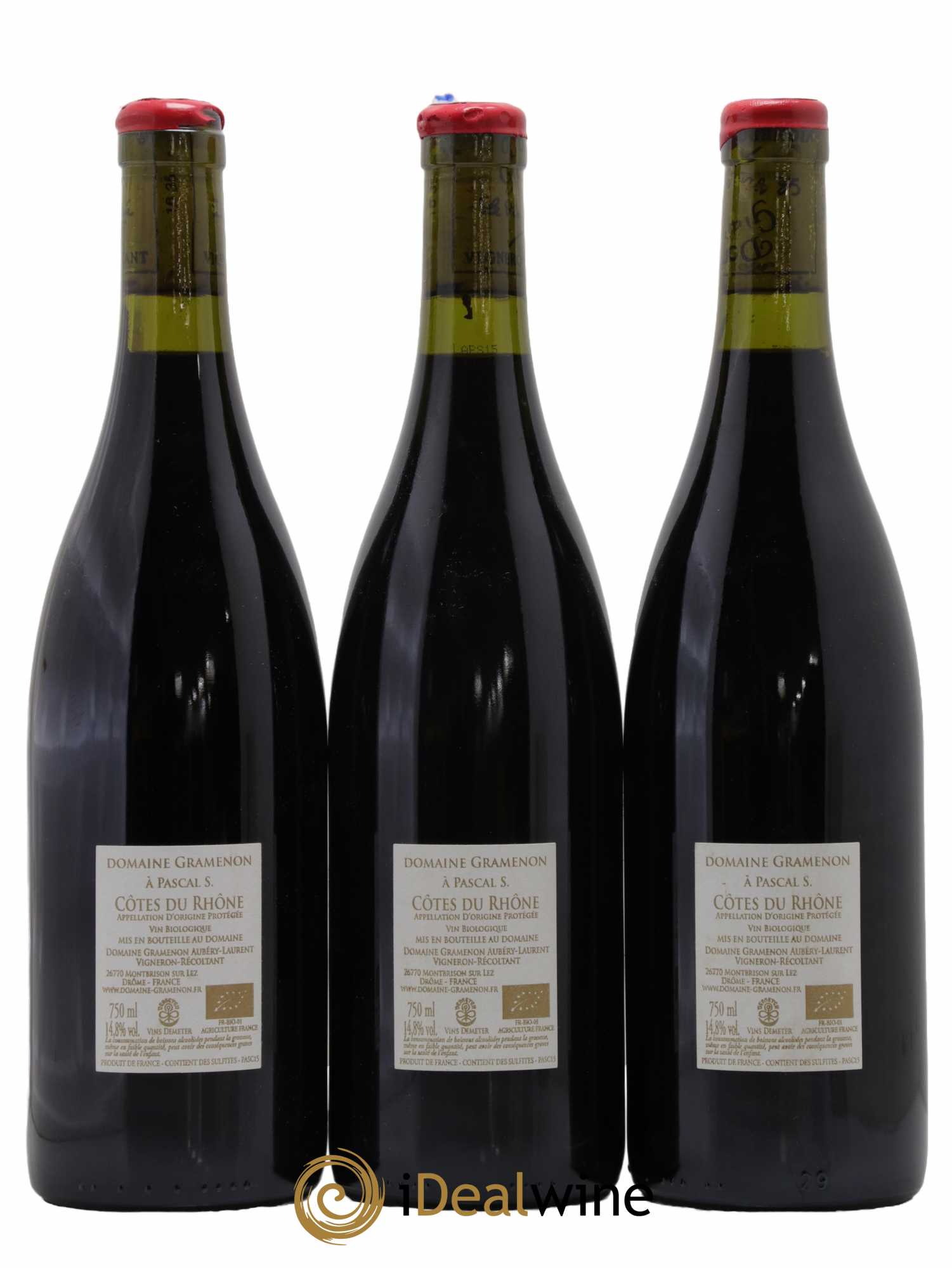 Côtes-du-Rhône A Pascal S. Gramenon (Domaine) 2015 - Lot de 6 bouteilles - 2