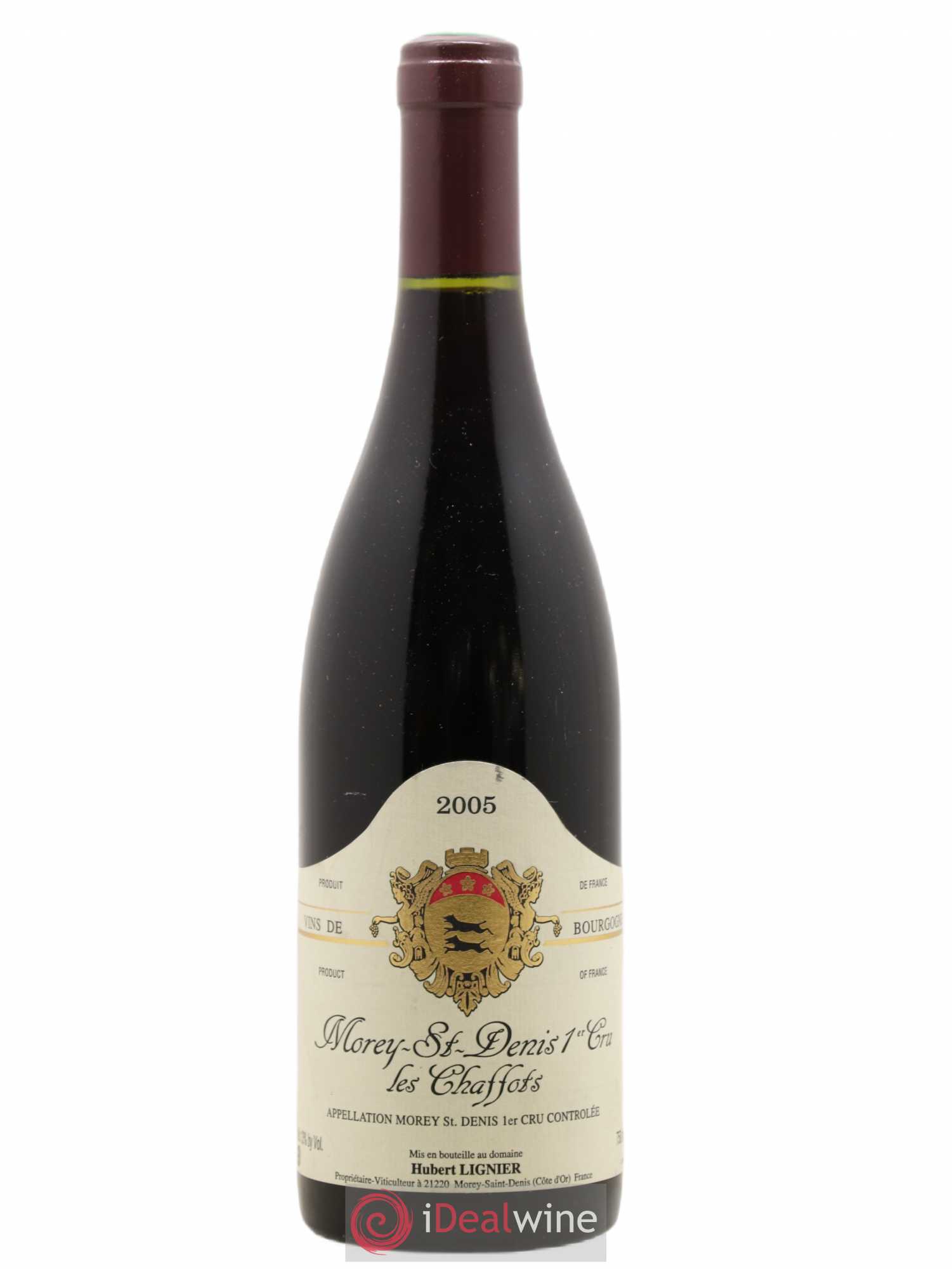 Morey-Saint-Denis 1er Cru Les Chaffots Hubert Lignier (Domaine) 2005 - Posten von 1 Flasche - 0