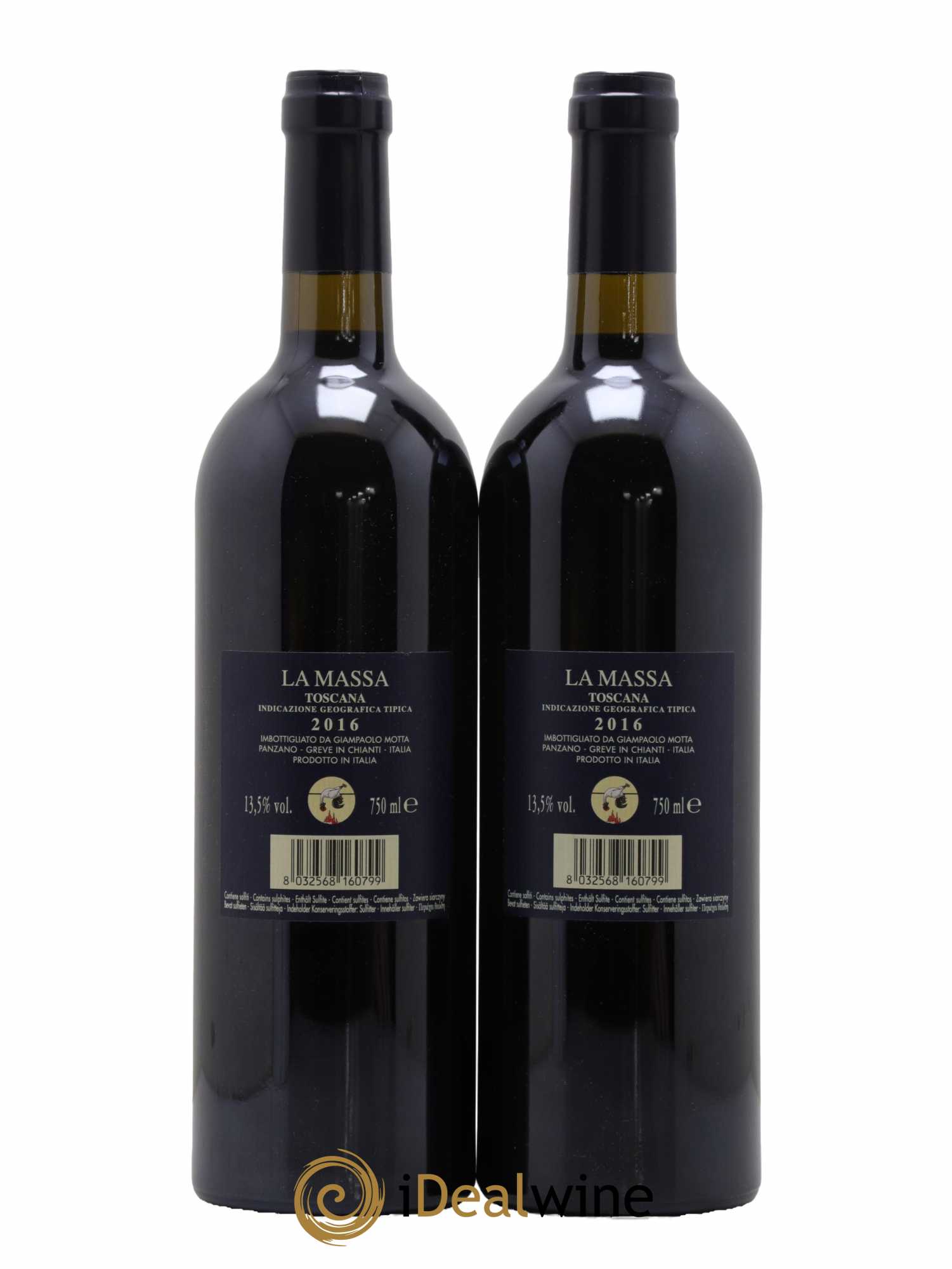 Toscana IGT La Massa Giorgio Primo 2016 - Lot of 2 bottles - 1