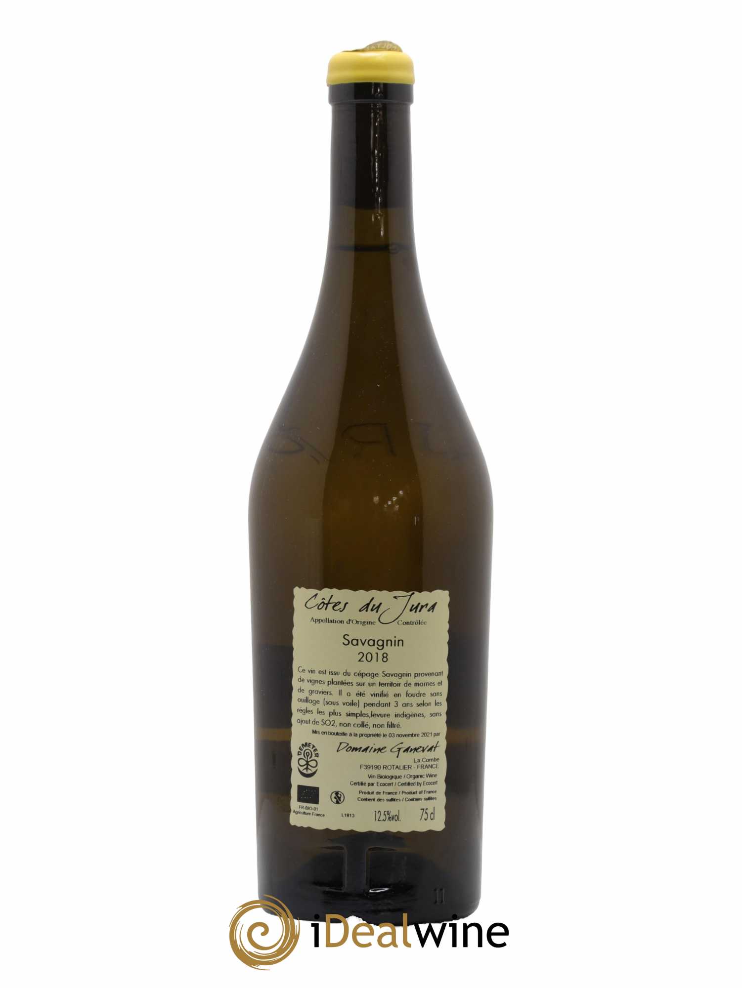 Côtes du Jura Les Grands Teppes Savagnin (sous voile) Jean-François Ganevat (Domaine) 2018 - Lotto di 1 bottiglia - 1