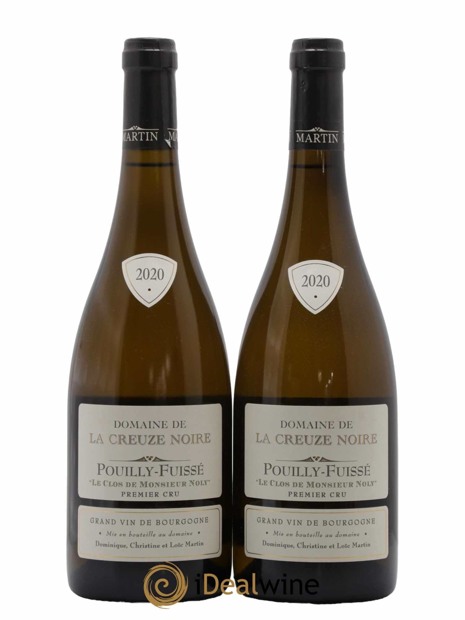 Pouilly-Fuissé 1er Cru Le Clos De Monsieur Noly Domaine De La Creuze Noire 2020 - Lot de 2 bouteilles - 0