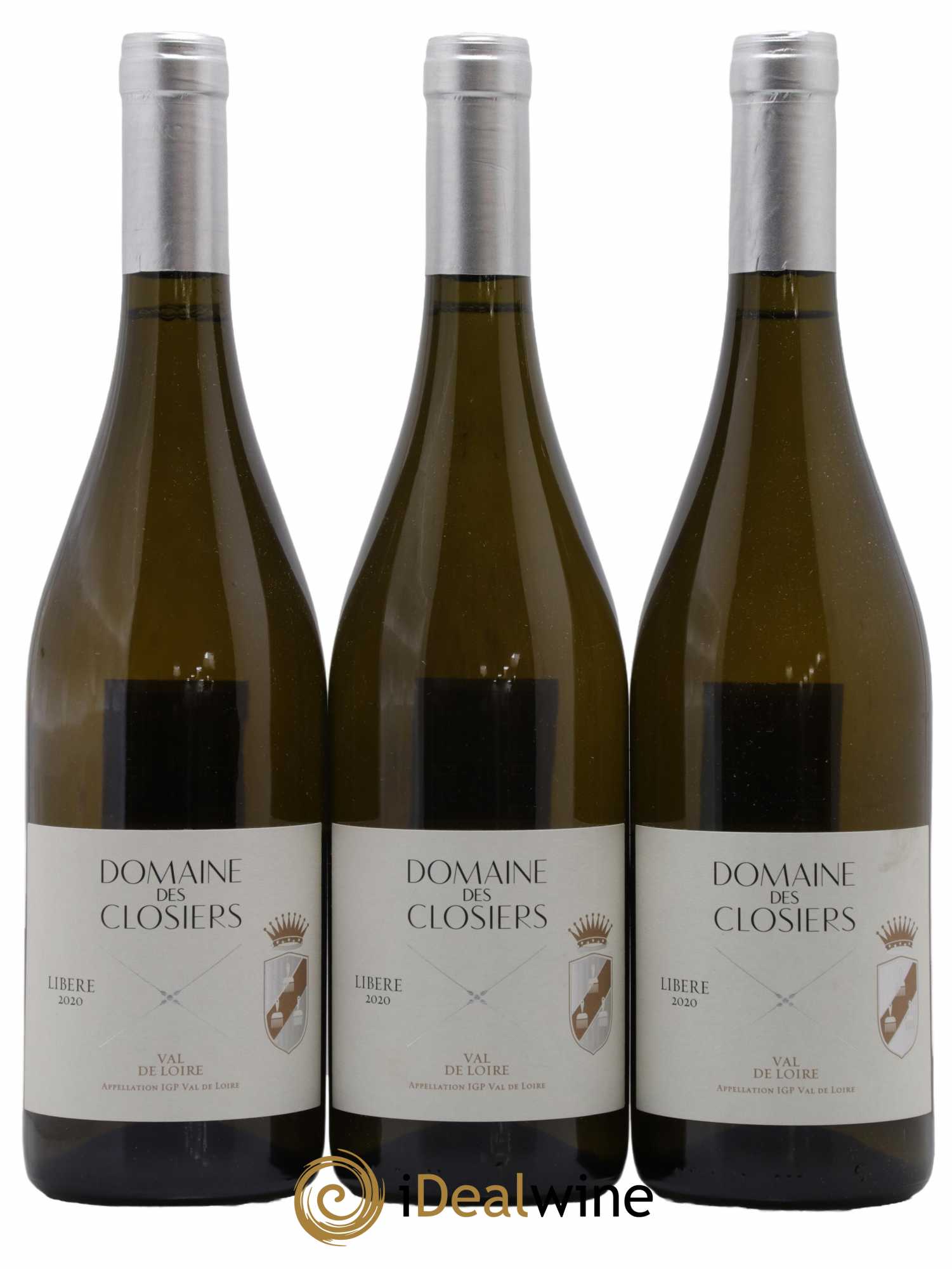 Val de Loire Libere Domaine des Closiers 2020 - Lot de 3 bouteilles - 0