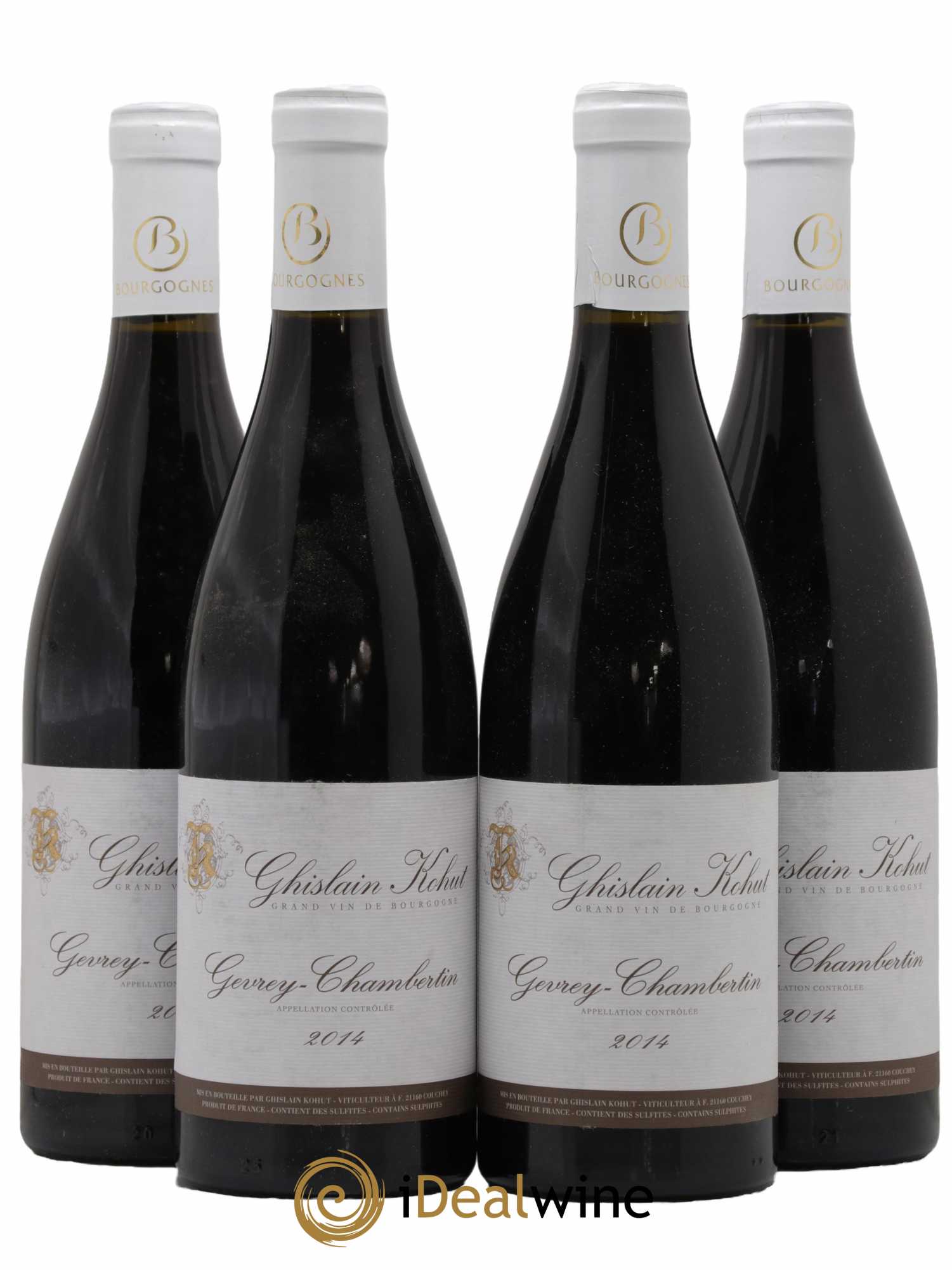 Gevrey-Chambertin Domaine Ghislain Kohut 2014 - Lot de 4 bouteilles - 0