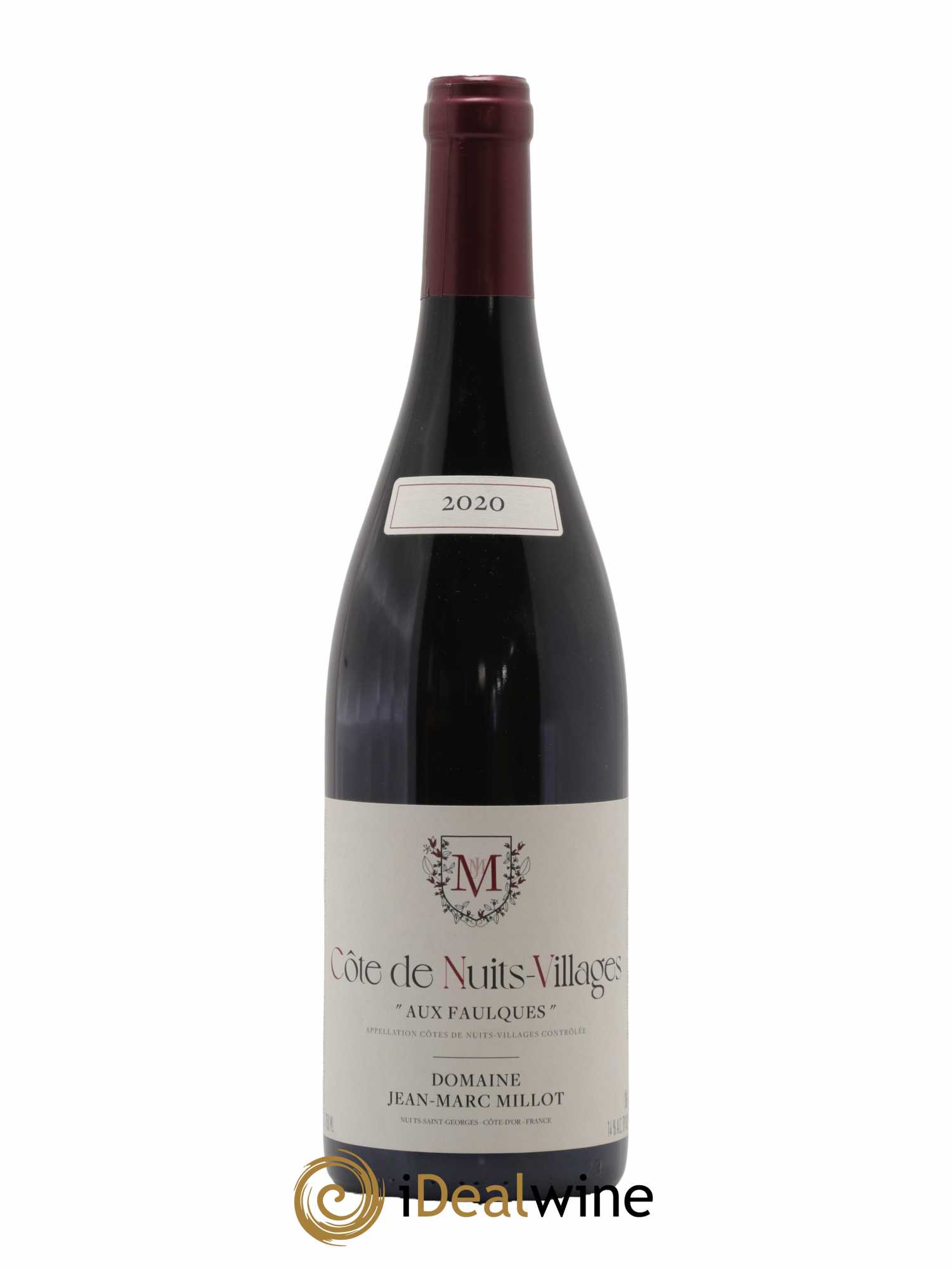 Côte de Nuits-Villages Aux Faulques Domaine Jean Marc Millot 2020 - Lot de 1 bouteille - 0