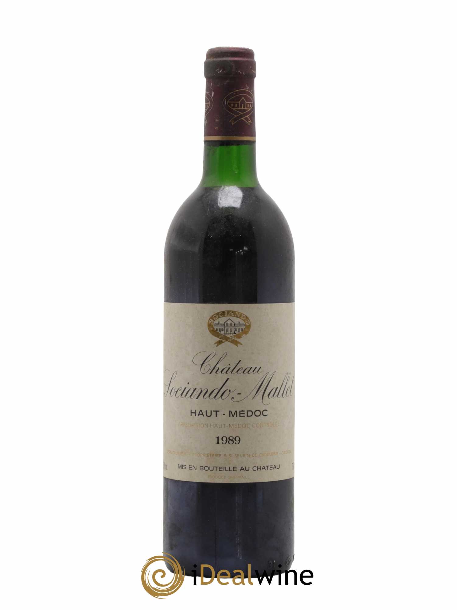 Château Sociando Mallet 1989 - Lotto di 1 bottiglia - 0