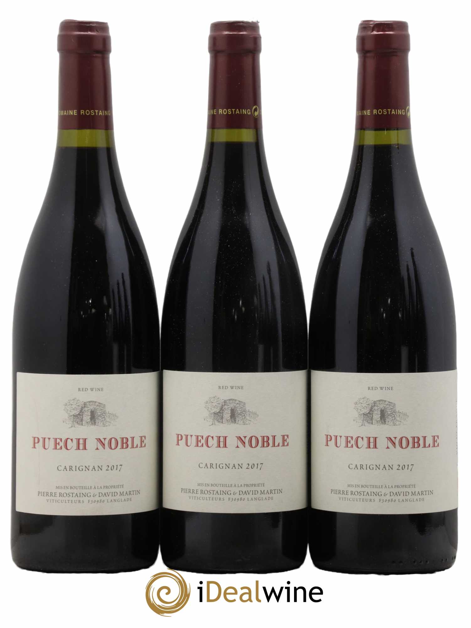 Vin de France Puech Noble Carignan Pierre Rostaing & David Martin 2017 - Lot de 6 bouteilles - 1