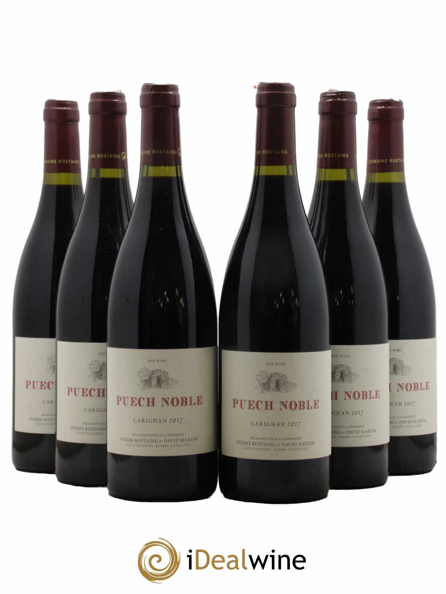 Vin de France Puech Noble Carignan Pierre Rostaing & David Martin 2017 - Lot de 6 bouteilles - 0