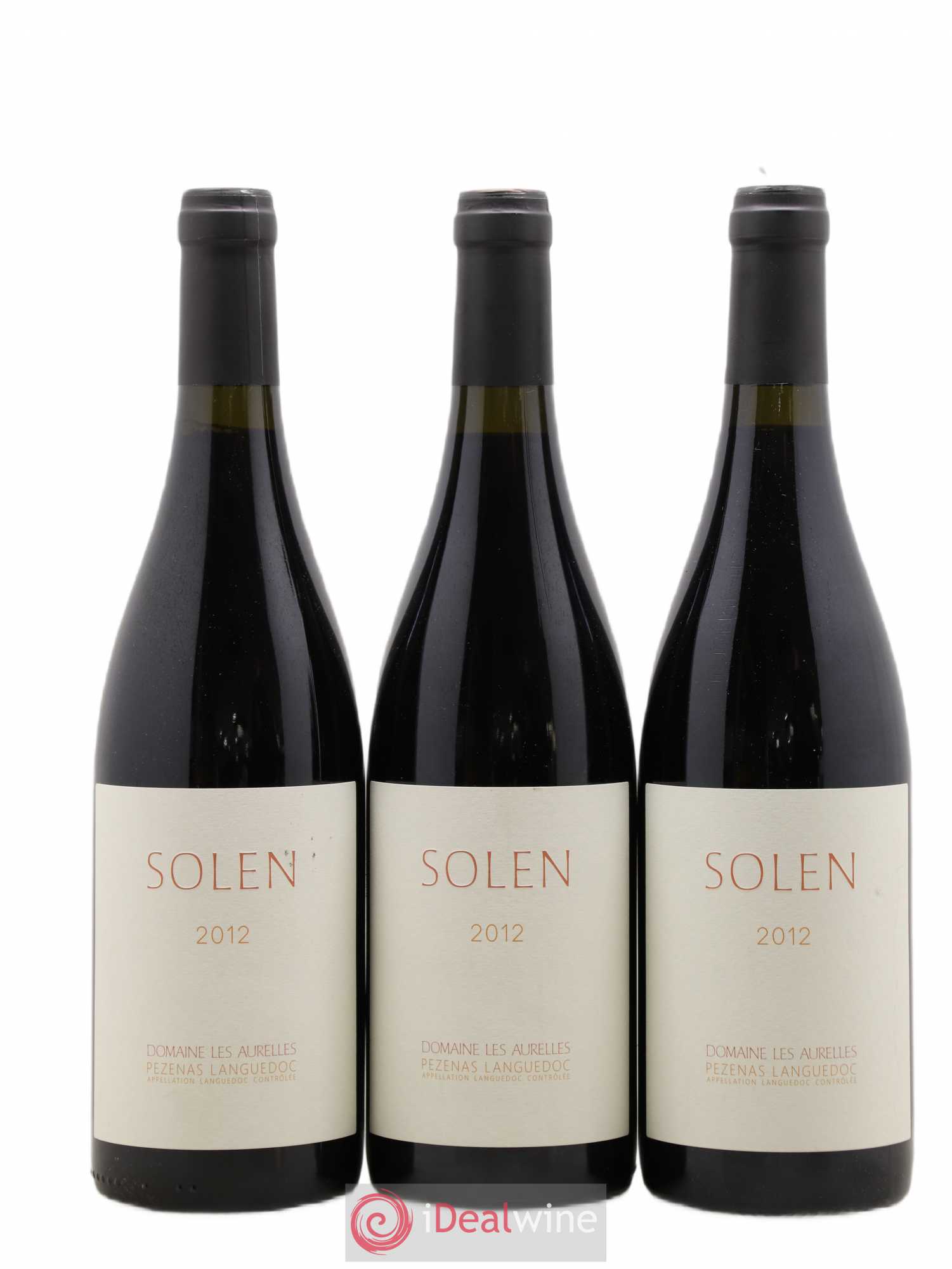 Coteaux du Languedoc Solen Domaine les Aurelles 2012 - Lot de 3 bouteilles - 0
