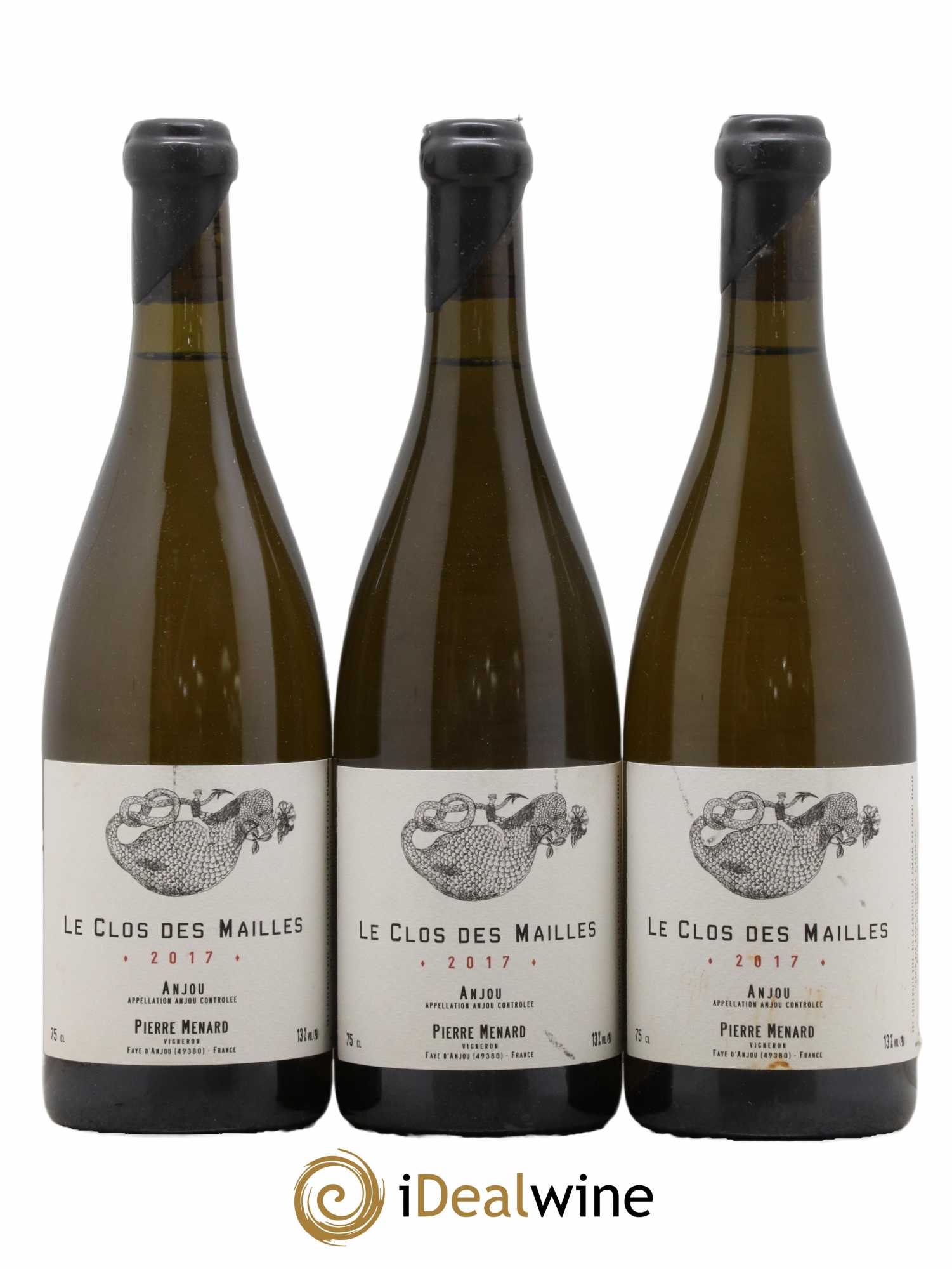 Anjou Le Clos des Mailles Pierre Ménard 2017 - Lot de 3 bouteilles - 0