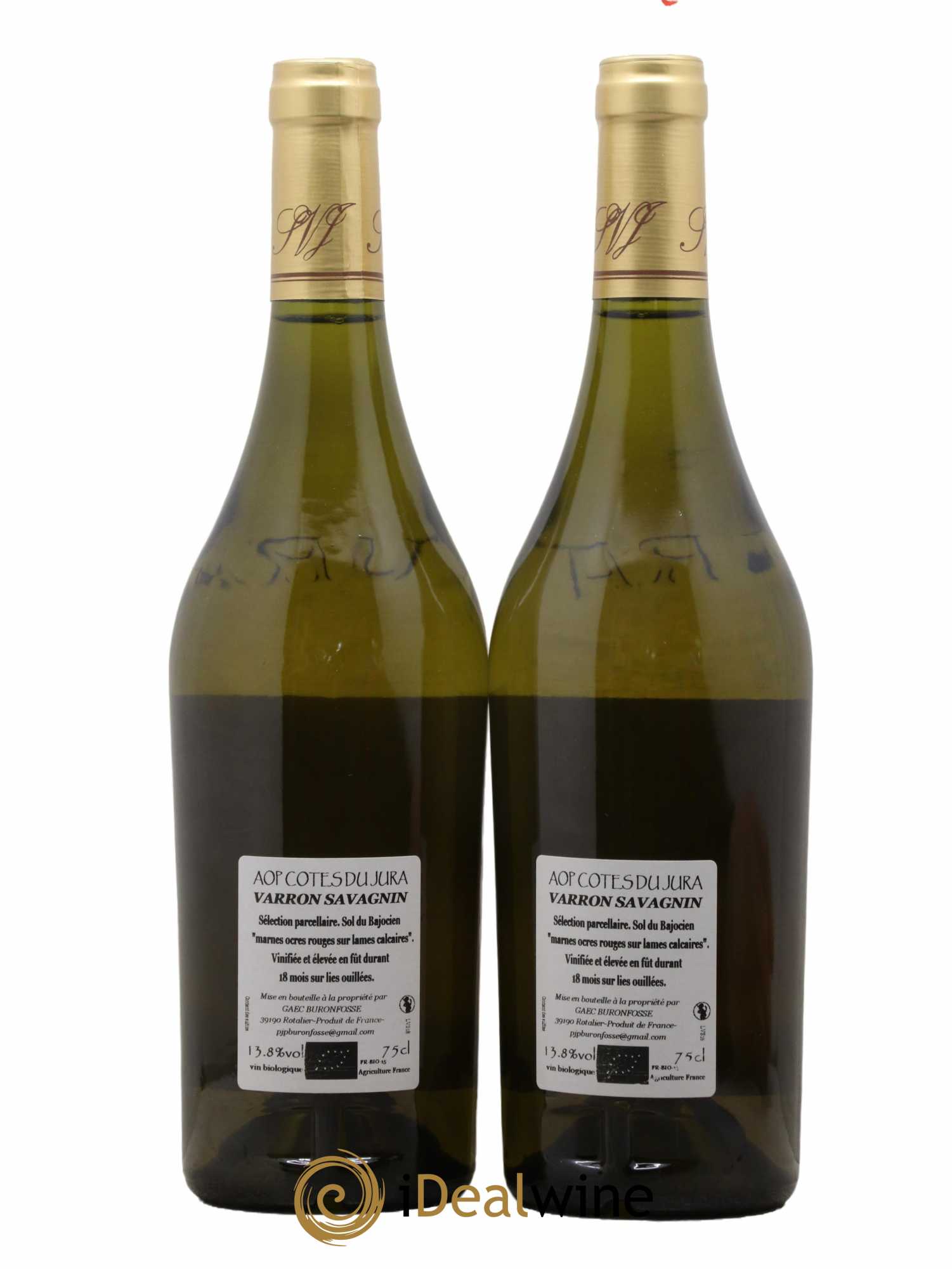 Côtes du Jura Varron Savagnin Buronfosse 2018 - Lot de 2 bouteilles - 1