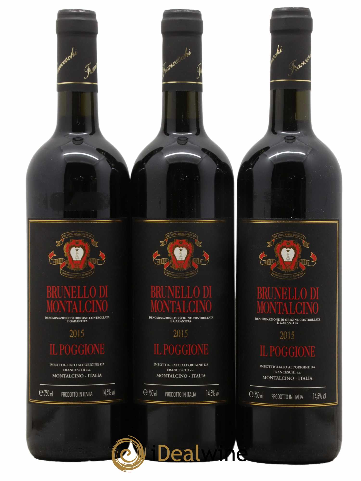 Brunello di Montalcino DOCG Il Poggione Lavinio Franceschi 2015 - Lot de 6 bouteilles - 2