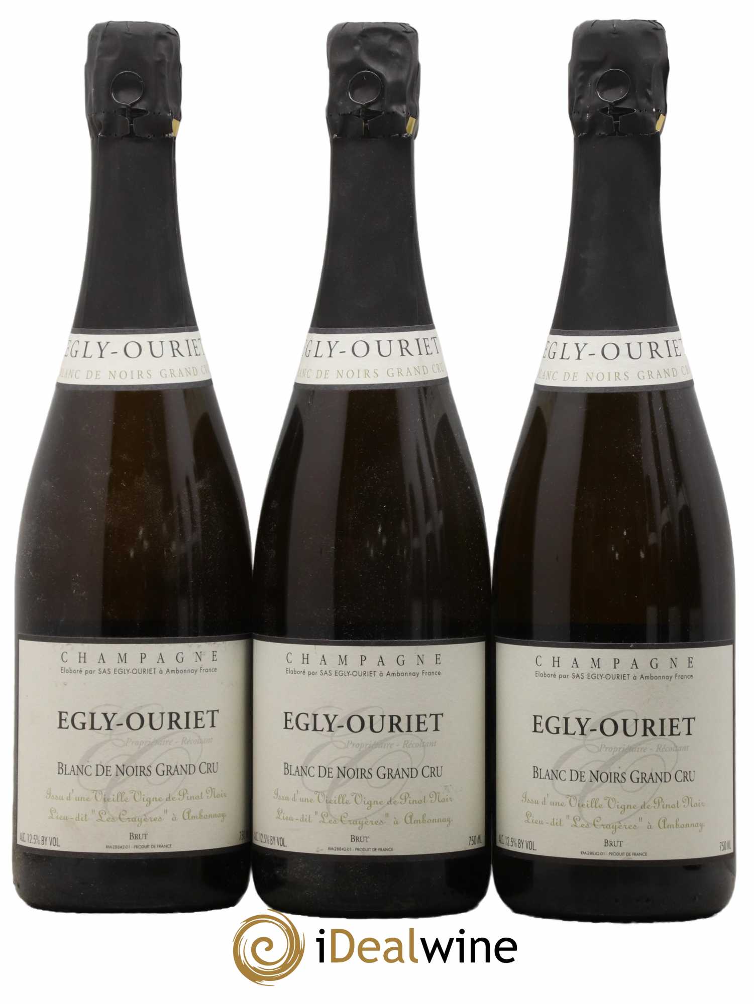 Blanc de Noirs Les Crayères Vieilles vignes Egly-Ouriet - Lot de 6 bouteilles - 1