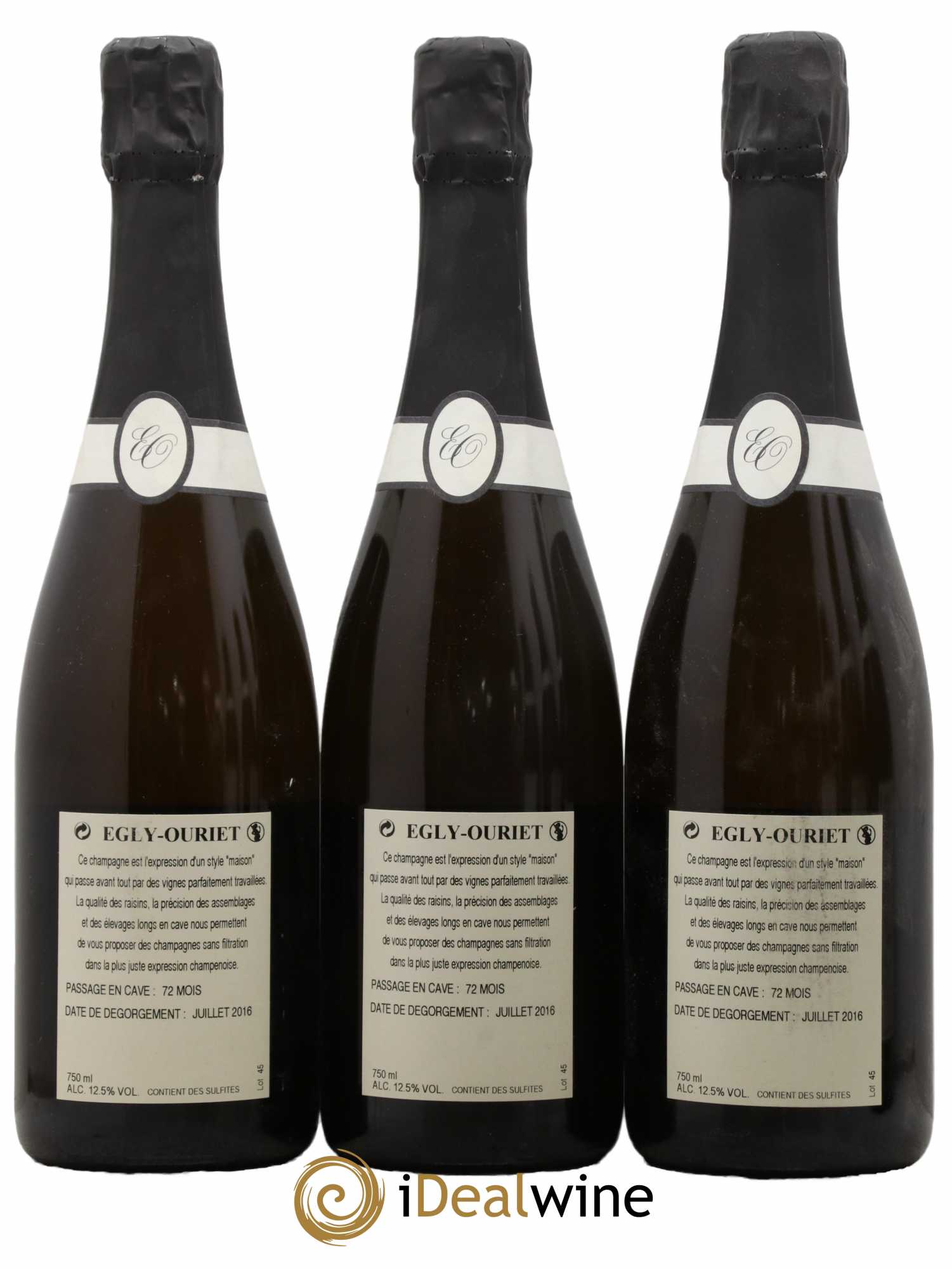 Blanc de Noirs Les Crayères Vieilles vignes Egly-Ouriet - Lot de 6 bouteilles - 2