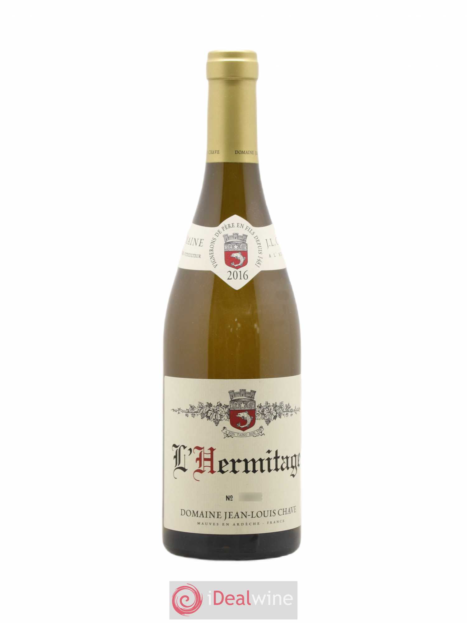 Hermitage Jean-Louis Chave 2016 - Lot de 1 bouteille - 0