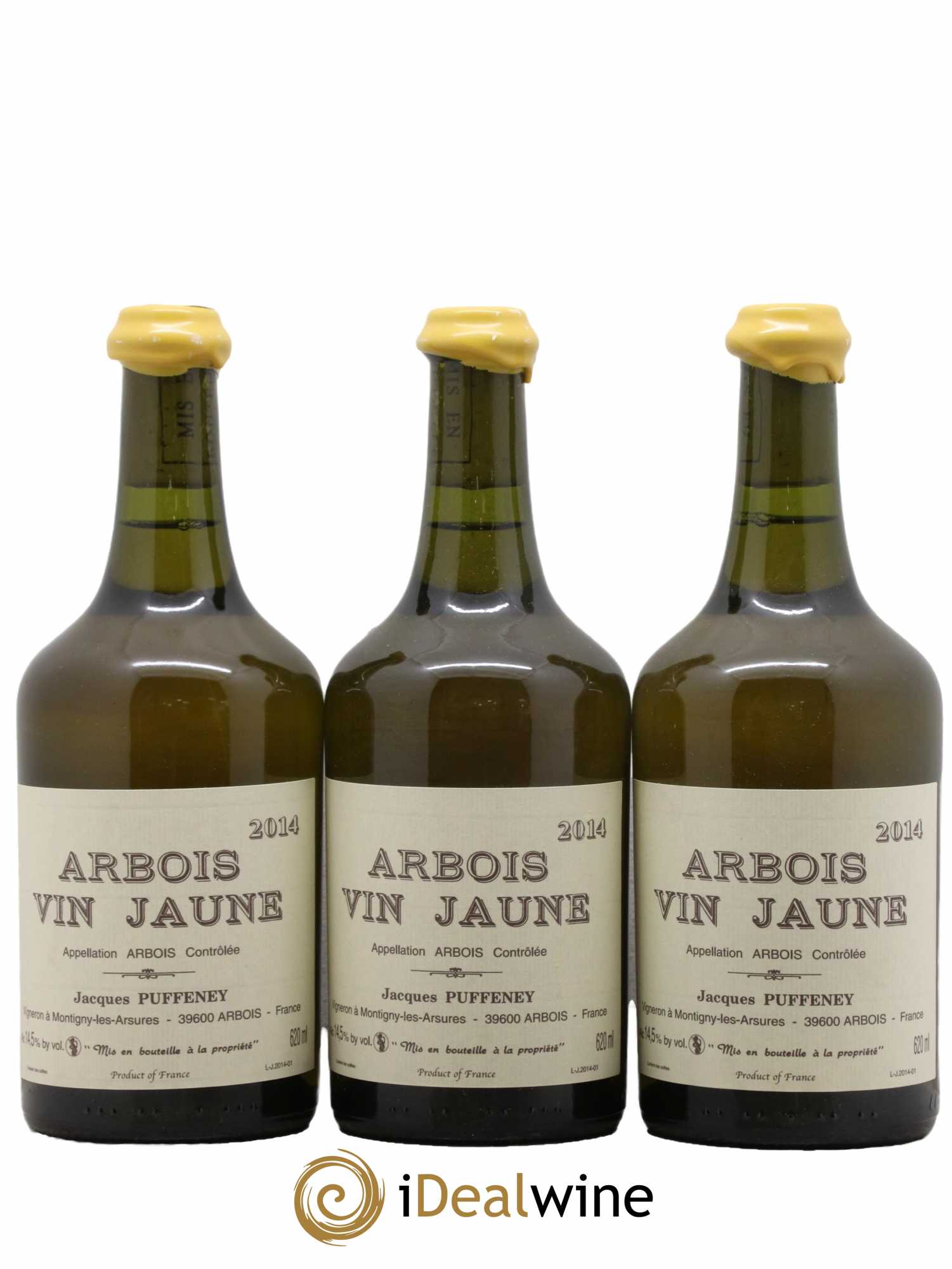 Arbois Vin Jaune Jacques Puffeney 2014 - Lotto di 3 bottiglie - 0