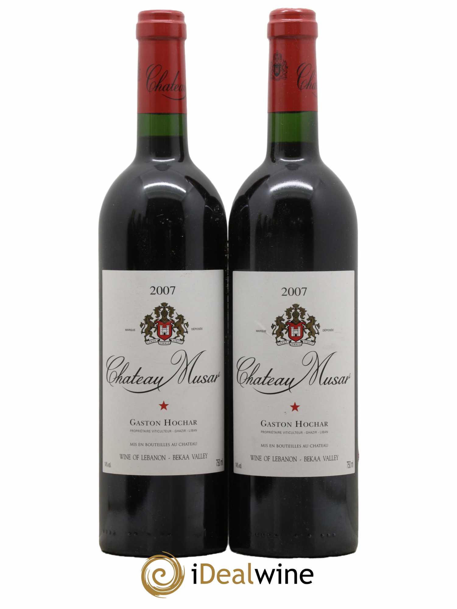 Château Musar Serge Hochar 2007 - Lot of 2 bottles - 0