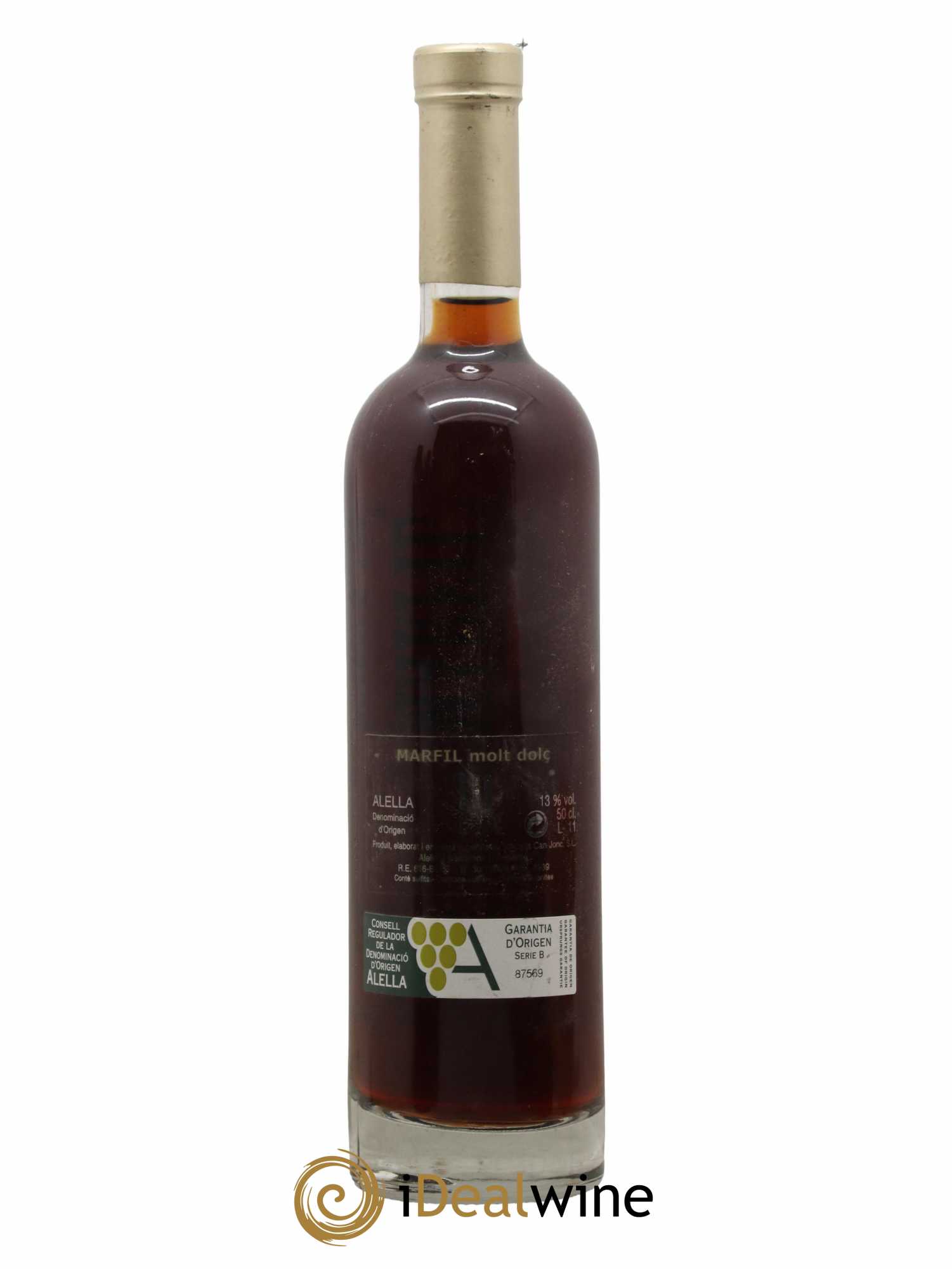 Alella Molt Dolç Marfil 50cl 2003 - Lot de 1 bouteille - 1