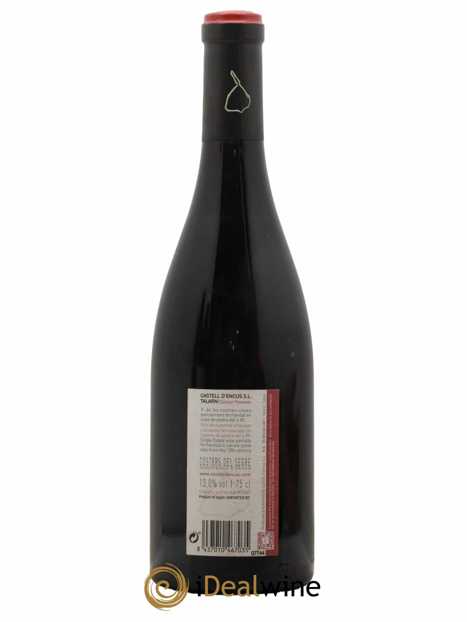 Costers del Segre Castell d'Encus Talarn Acusp 2015 - Lot de 1 bouteille - 1