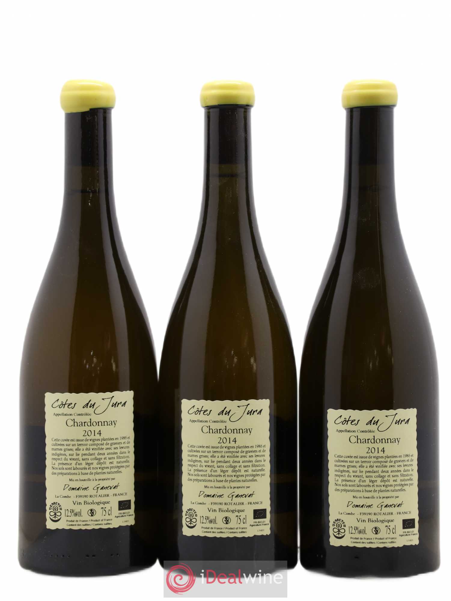 Côtes du Jura Cuvée Florine Jean-François Ganevat (Domaine) 2014 - Lot de 3 bouteilles - 1