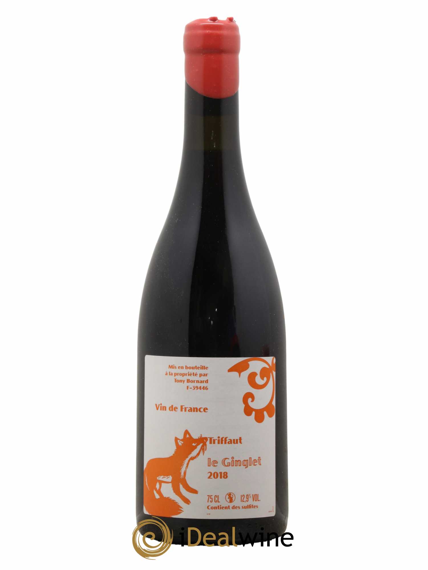Vin de France Triffaut le Ginglet Bornard 2018 - Lot de 1 bouteille - 0