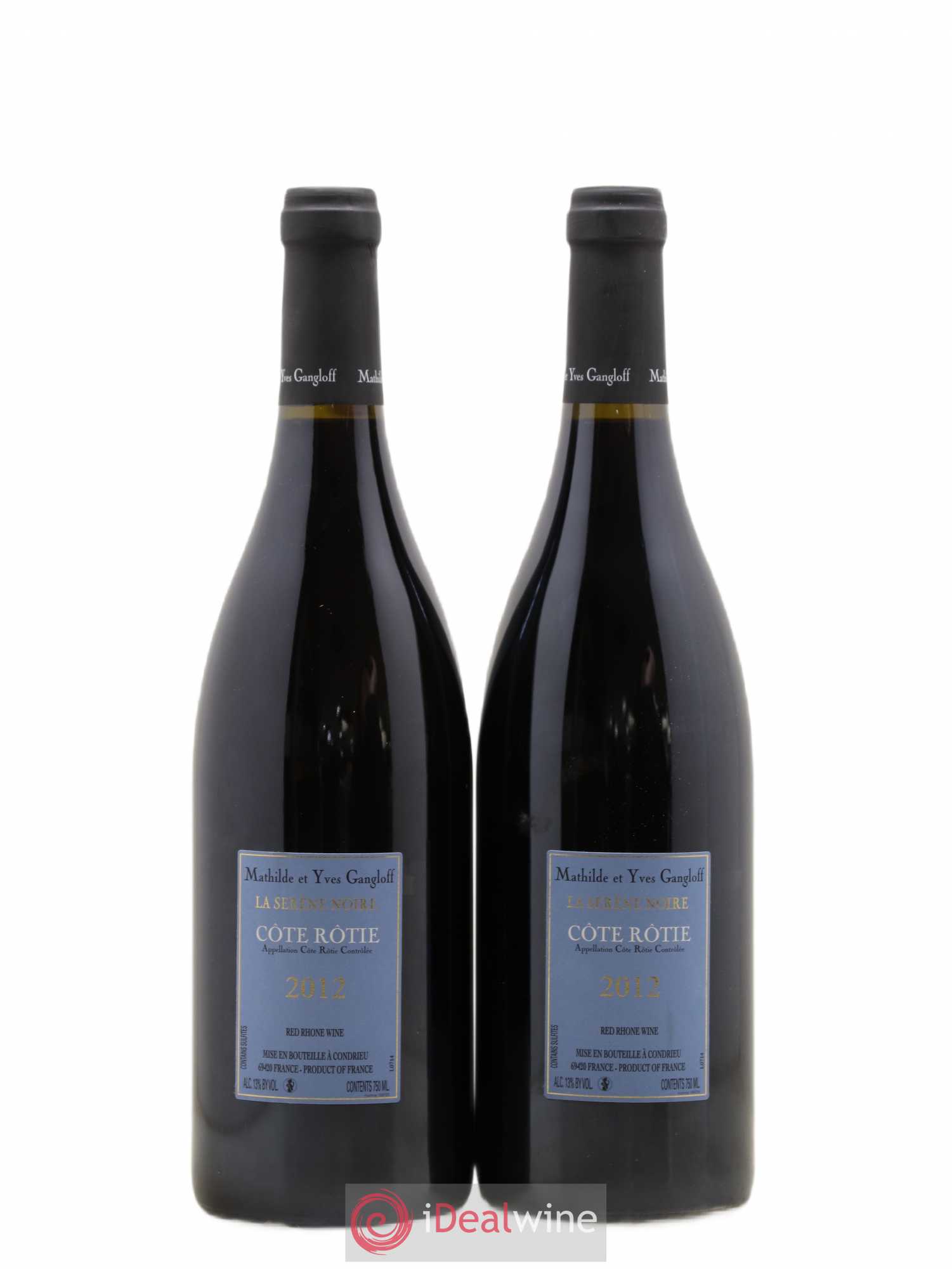 Côte-Rôtie La Sereine Noire Gangloff (Domaine) 2012 - Lot de 2 bouteilles - 1