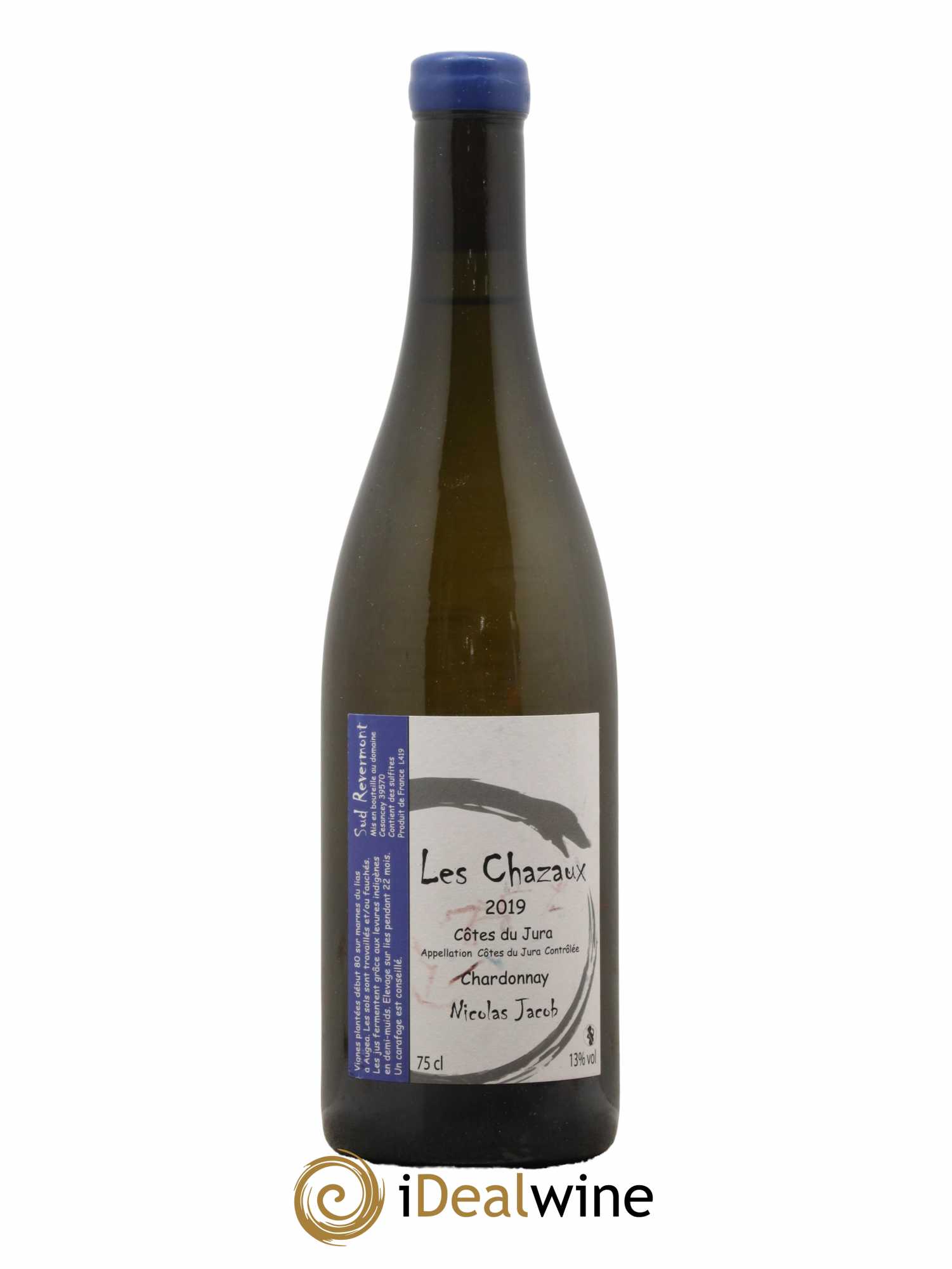 Côtes du Jura Chardonnay Les Chazaux Nicolas Jacob 2019 - Lot de 1 bouteille - 0