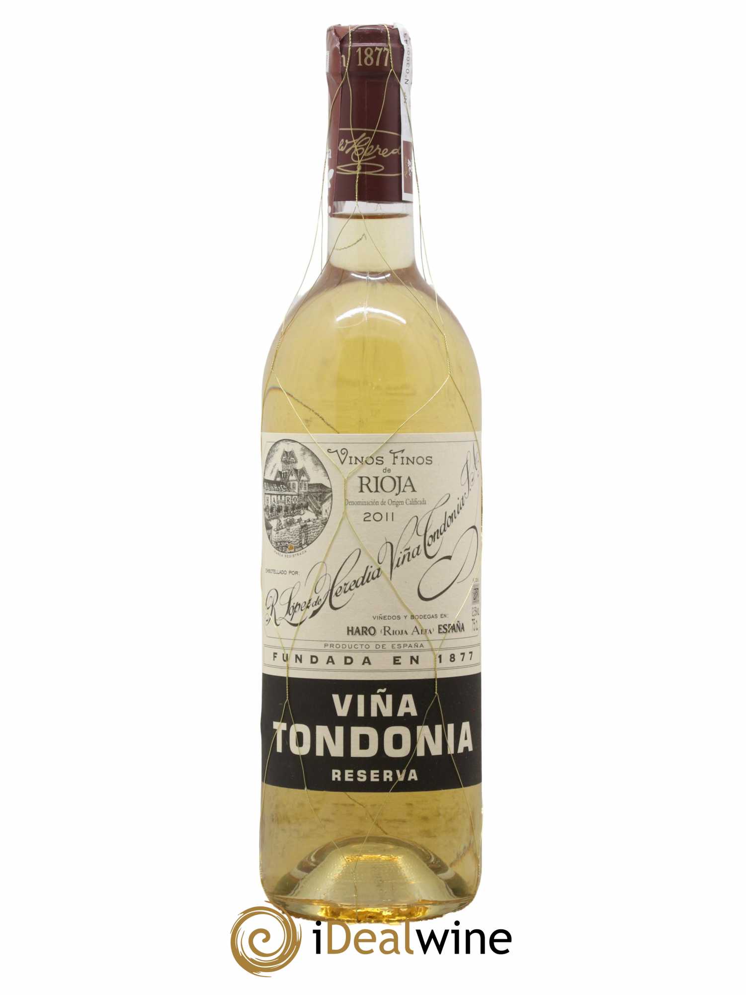 Rioja DOCA Reserva Vina Tondonia R. Lopez de Heredia 2011 - Lot de 1 bouteille - 0