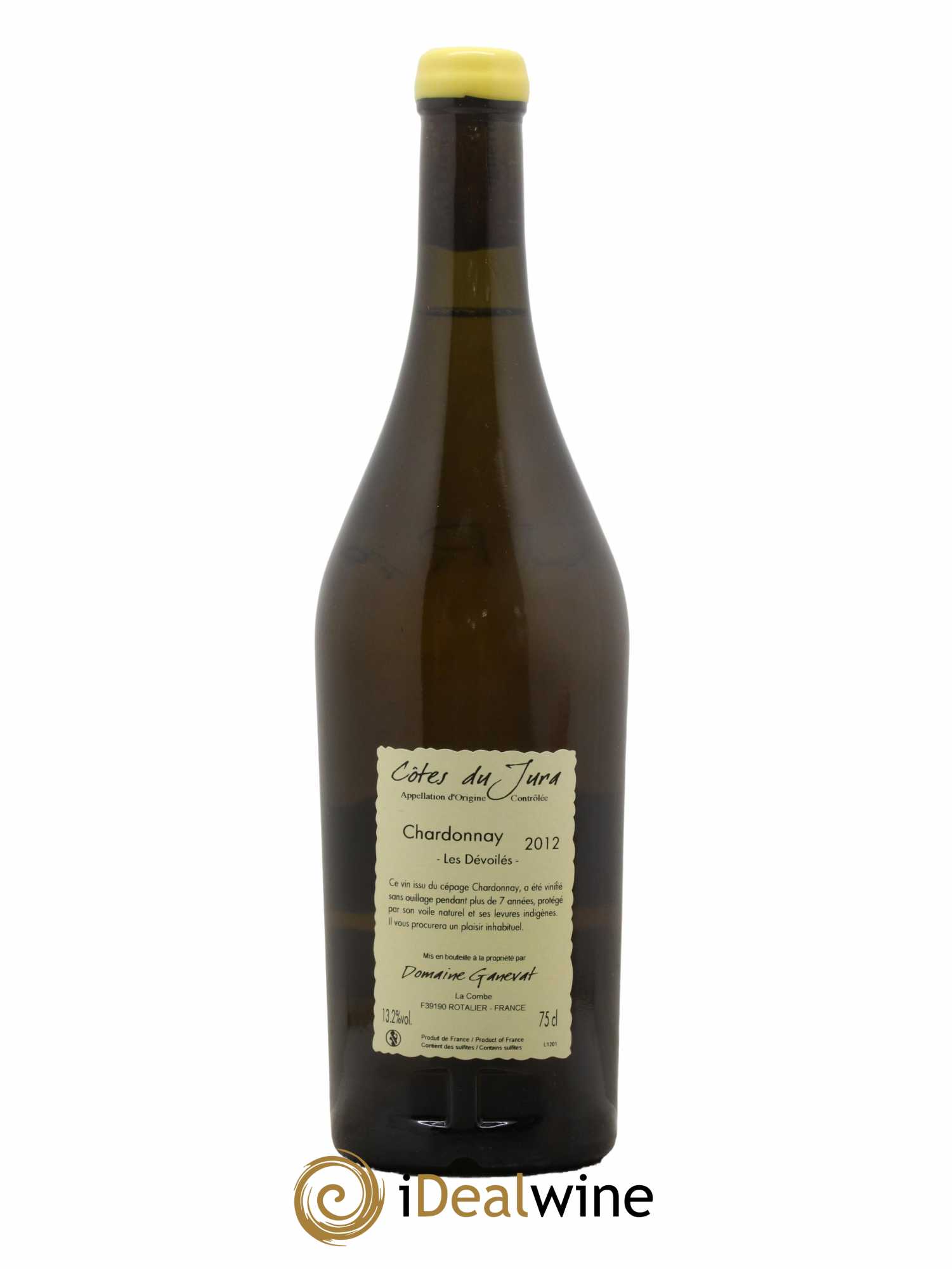 Côtes du Jura Les Dévoilés Jean-François Ganevat (Domaine)  2012 - Lot de 1 bouteille - 1