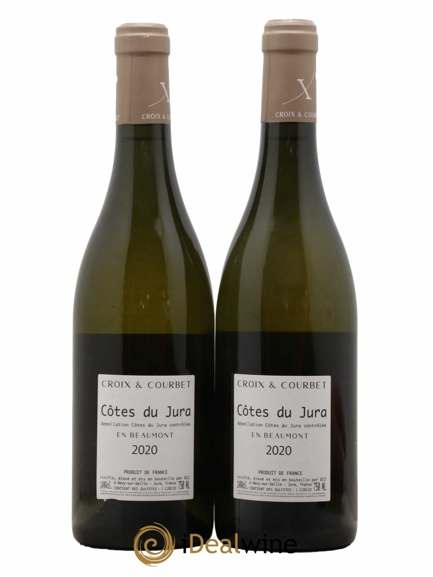 Côtes du Jura En Beaumont Croix & Courbet 2020 - Lot de 2 bouteilles - 1