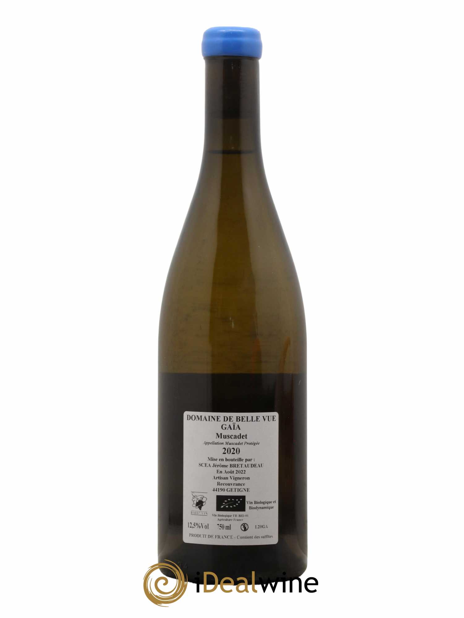 Muscadet-Sèvre-et-Maine Gaia Jérôme Bretaudeau - Domaine de Bellevue 2020 - Lot de 1 bouteille - 1