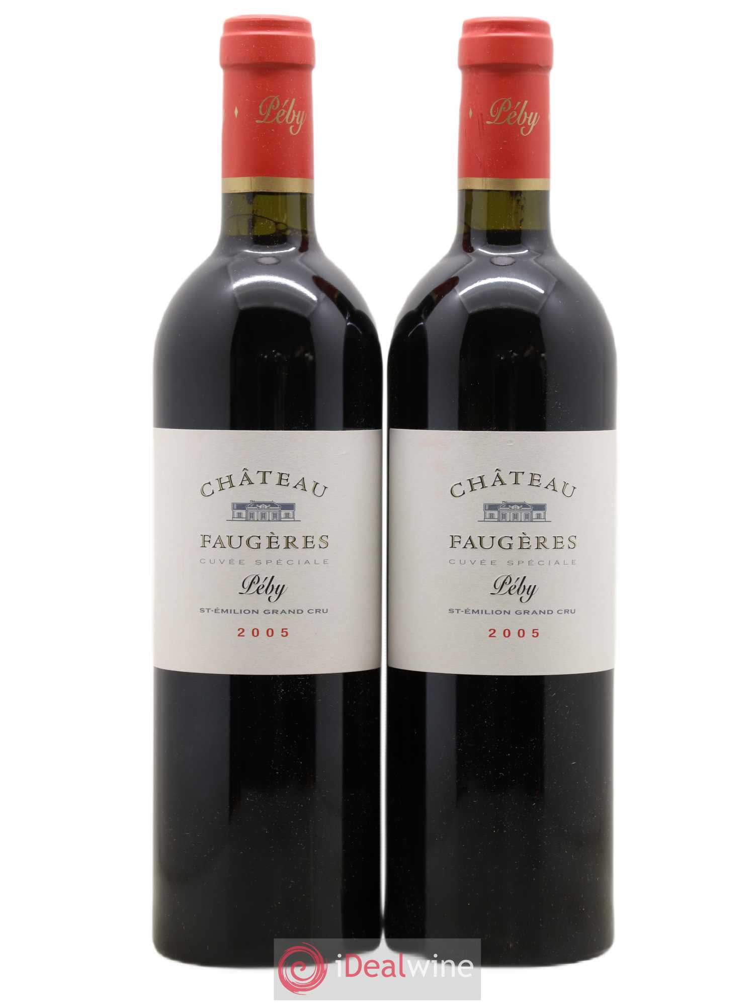 Château Péby Faugères Grand Cru Classé 2005 - Lot de 2 bouteilles - 0
