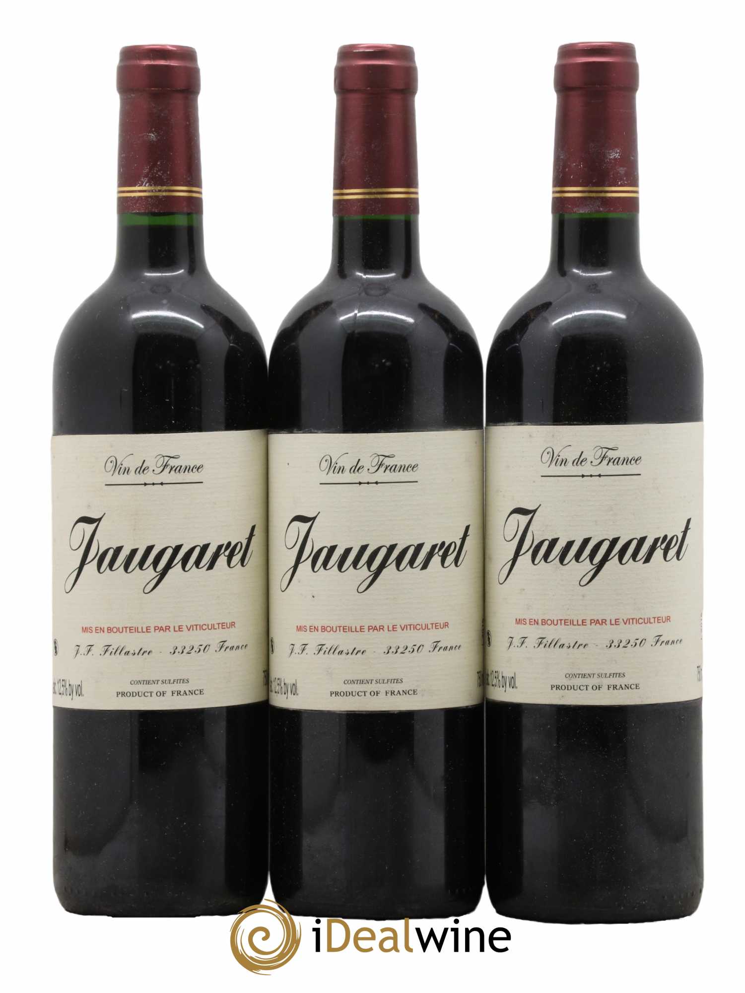 Vin de France Jaugaret 2015 - Lot de 3 bouteilles - 0