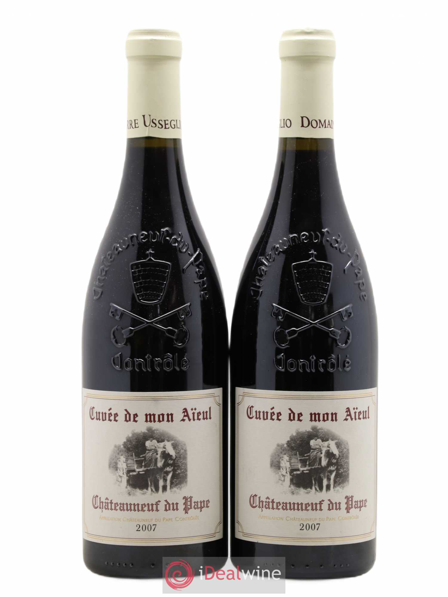 Châteauneuf-du-Pape Cuvée de mon Aïeul Pierre Usseglio & Fils 2007 - Lot de 2 bouteilles - 0