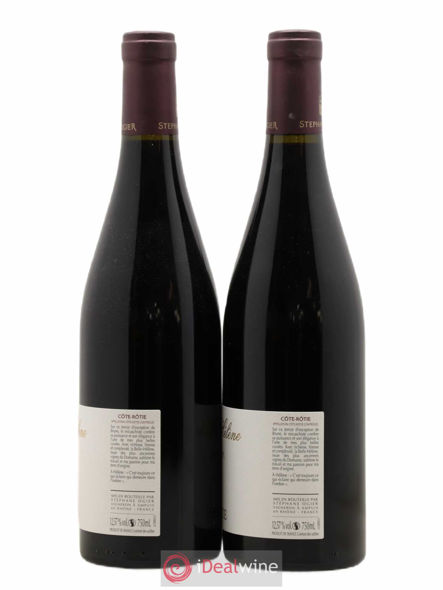 Côte-Rôtie La Belle Hélène Stéphane Ogier 2012 - Lot de 2 bouteilles - 1