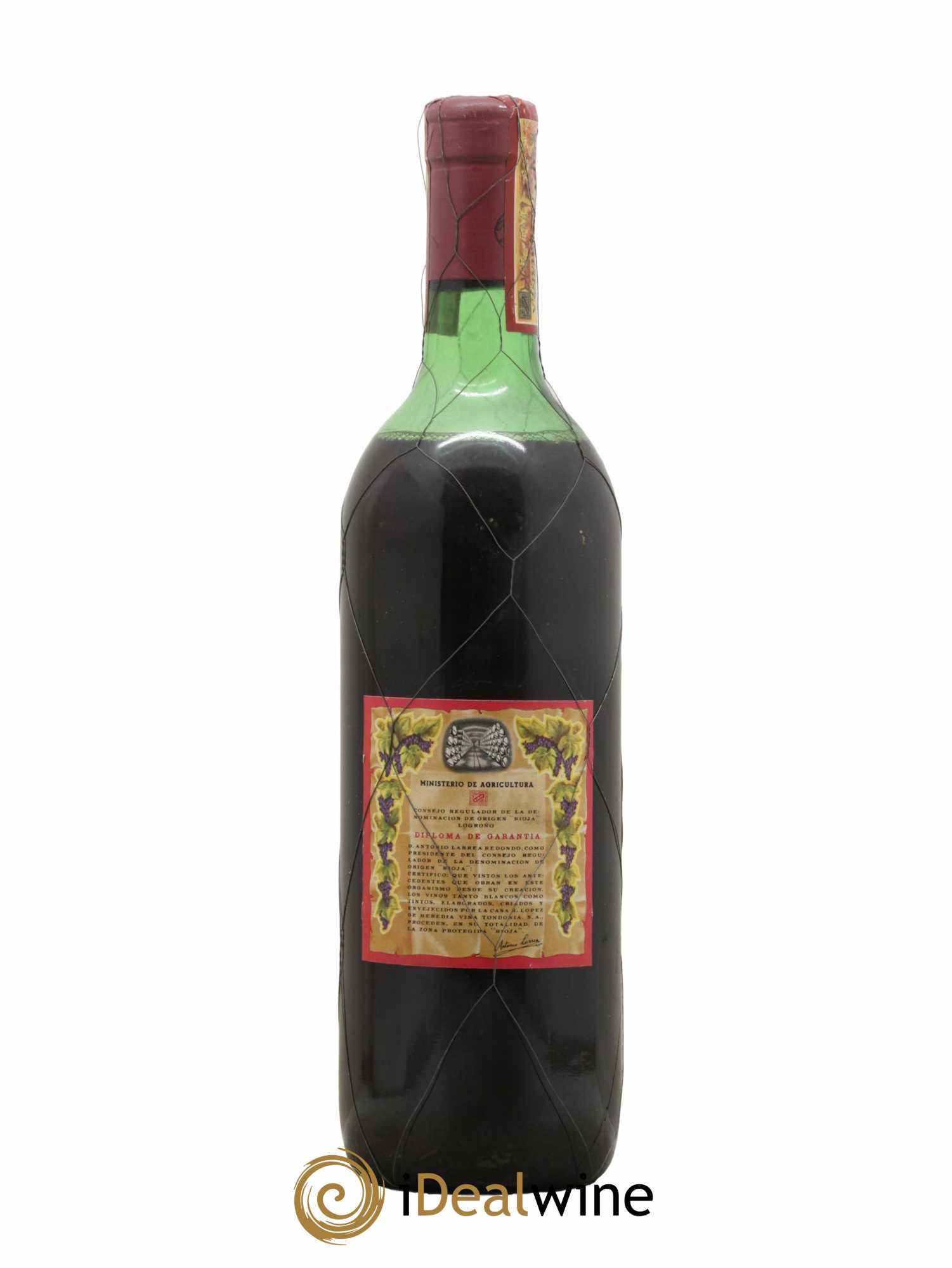 Rioja DOCA Reserva Vina Tondonia R. Lopez de Heredia 1973 - Lot de 1 bouteille - 1