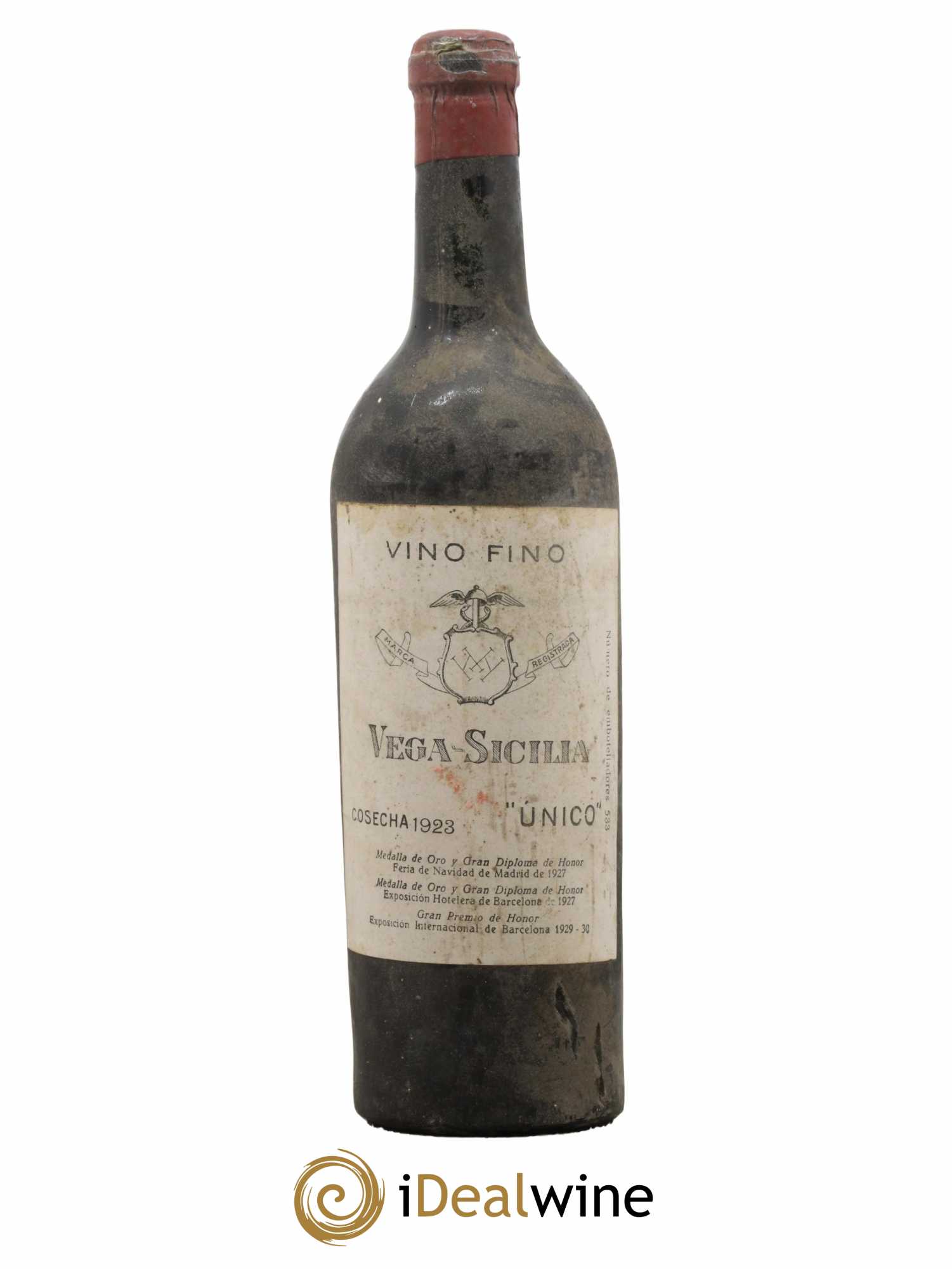Ribera Del Duero DO Vega Sicilia Unico Famille Alvarez 1923 - Lot de 1 bouteille - 0