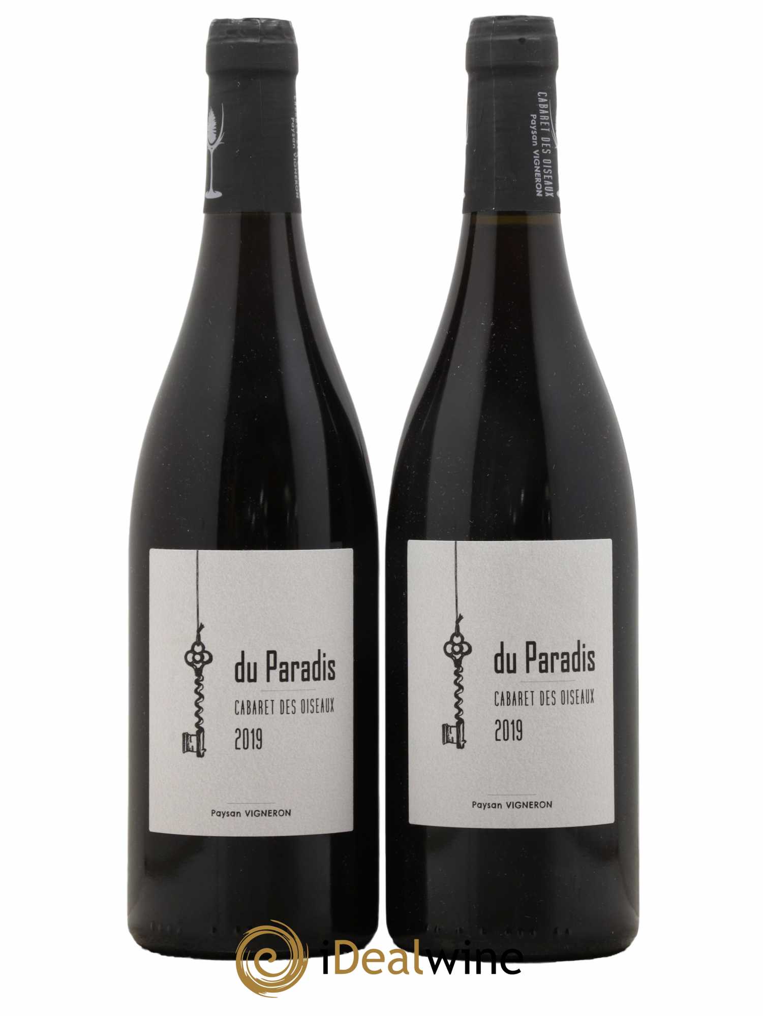 Vin de France Clé du Paradis Cabaret des Oiseaux 2019 - Lot de 2 bouteilles - 0