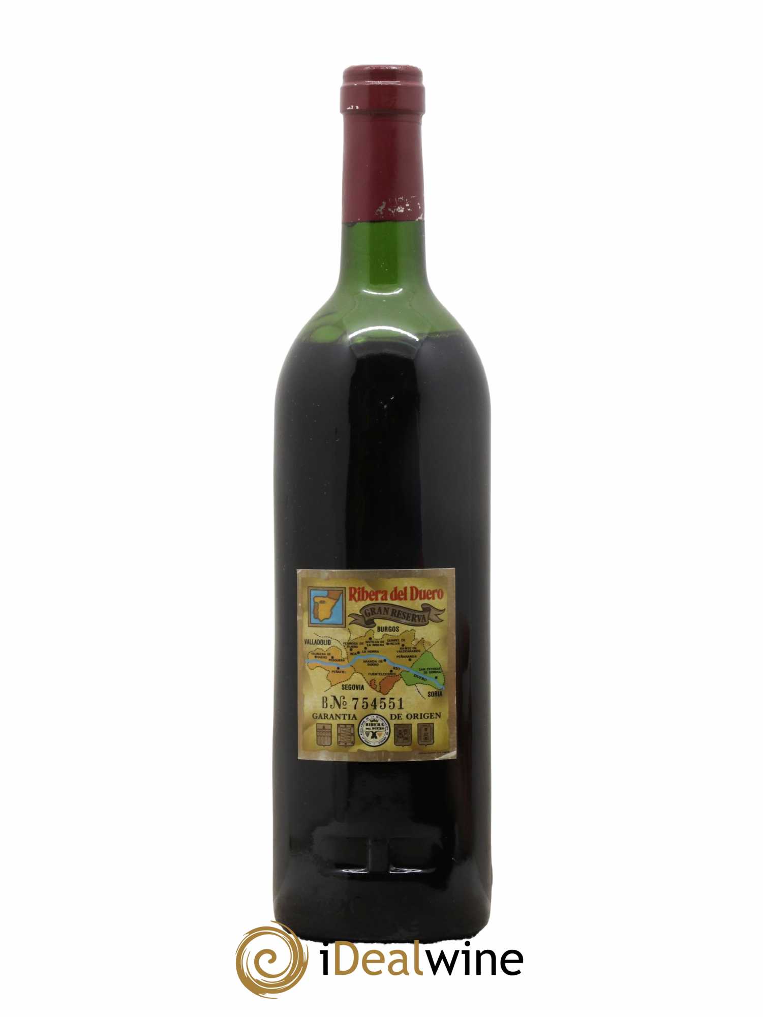 Ribera Del Duero DO Vega Sicilia Unico Famille Alvarez 1970 - Lot de 1 bouteille - 1
