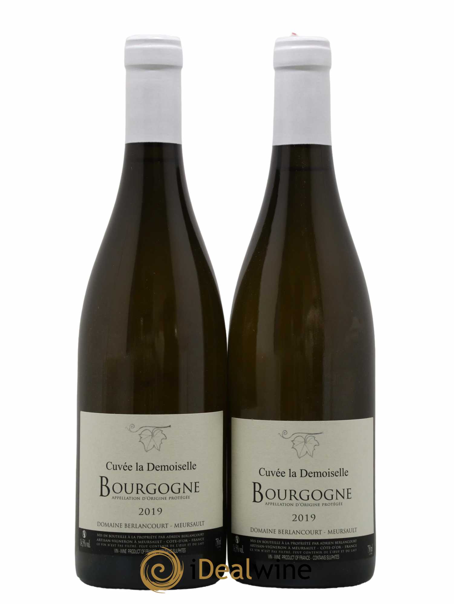 Bourgogne Cuvée La Demoiselle Domaine Berlancourt 2019 - Lot de 2 bouteilles - 0