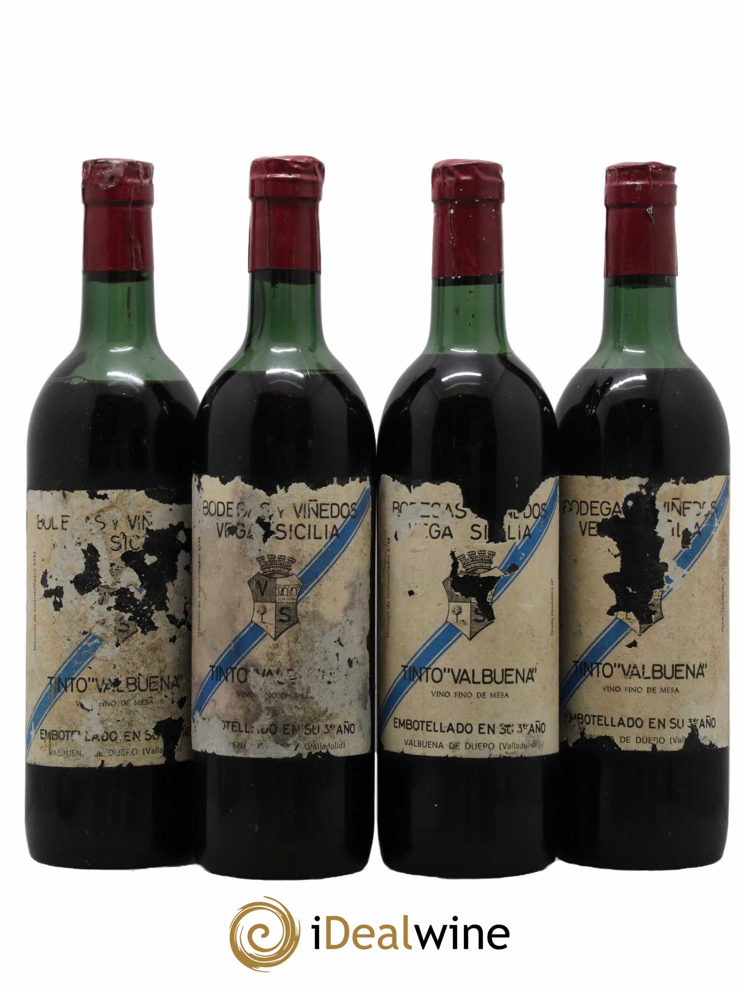 Ribera Del Duero DO Tinto Valbuena 3 Anos Vega Sicilia - Lot de 4 bouteilles - 0