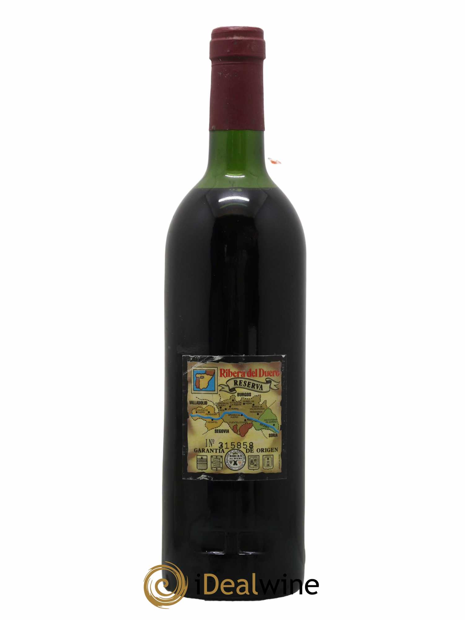 Ribera Del Duero DO Vega Sicilia Valbuena 5 ano Famille Alvarez 1989 - Lot de 1 bouteille - 1